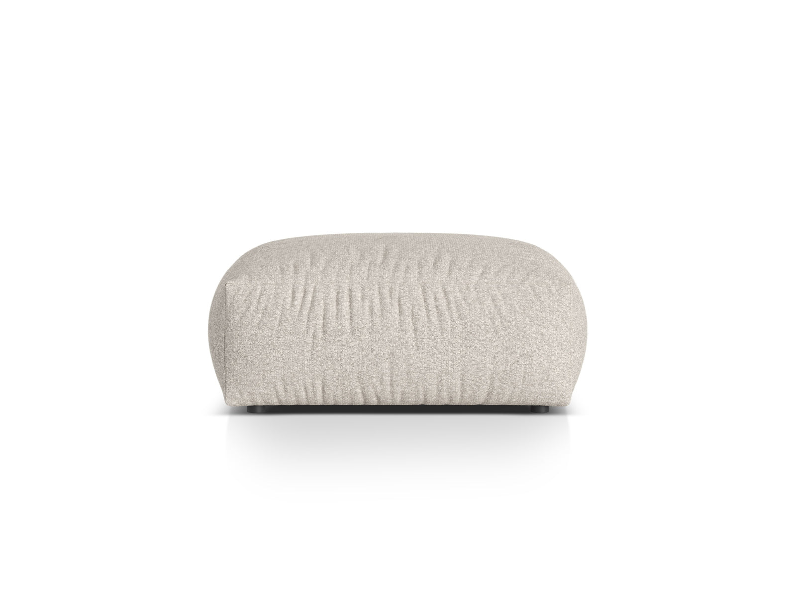 1-Sitzer Grosser Pouf Martina in Beige-Monet präsentiert im Onlineshop von KAQTU Design AG. Pouf ist von Micadoni