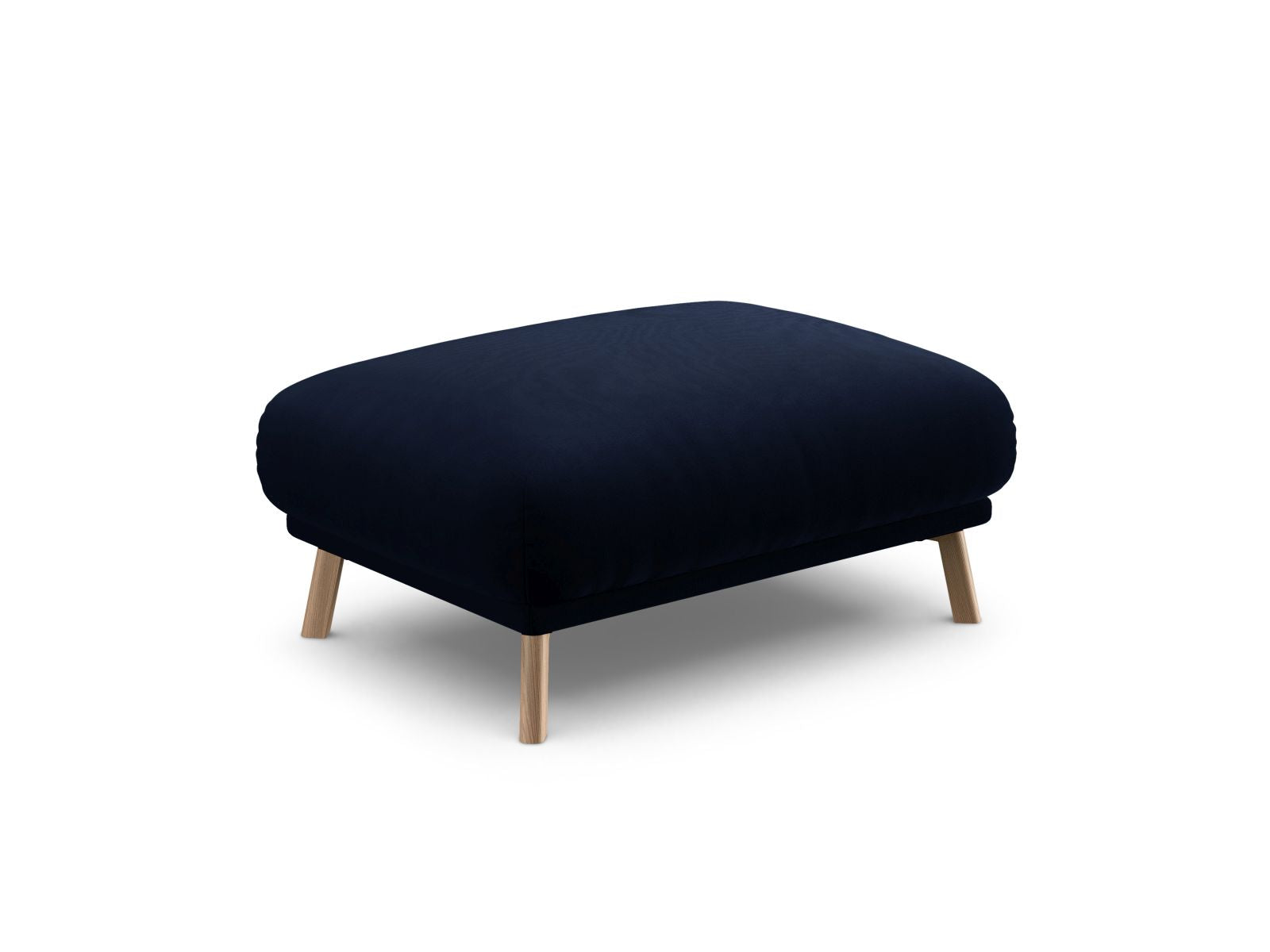 Eleganter 1-Sitzer Pouf Naomi in Royal Blue von Micadoni, ideal für stilvolle Akzente in jedem Raum.