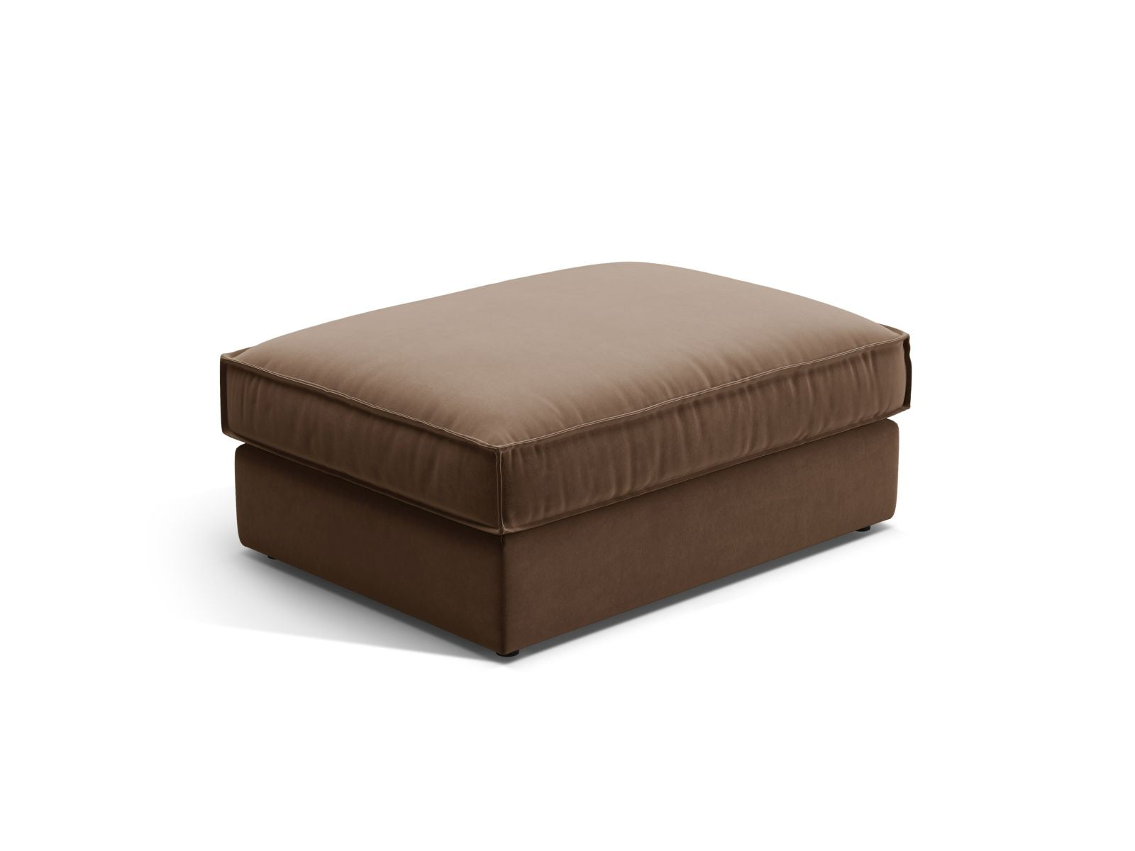 1-Sitzer Pouf Pola in Chocolate-Salvador präsentiert im Onlineshop von KAQTU Design AG. Pouf ist von Micadoni