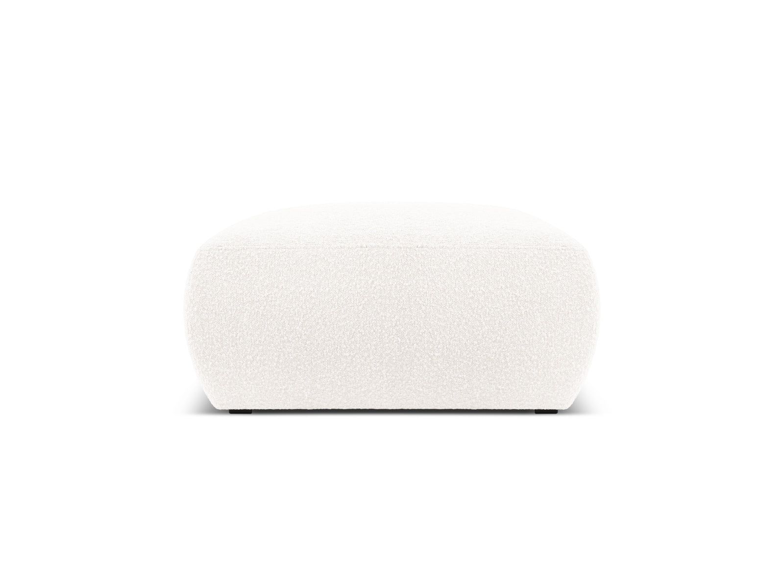 Stilvoller Molino Boucle Pouf in sanftem Beige, ideal für moderne Interiors. Funktional als Sitz oder dekoratives Element in jedem Raum.