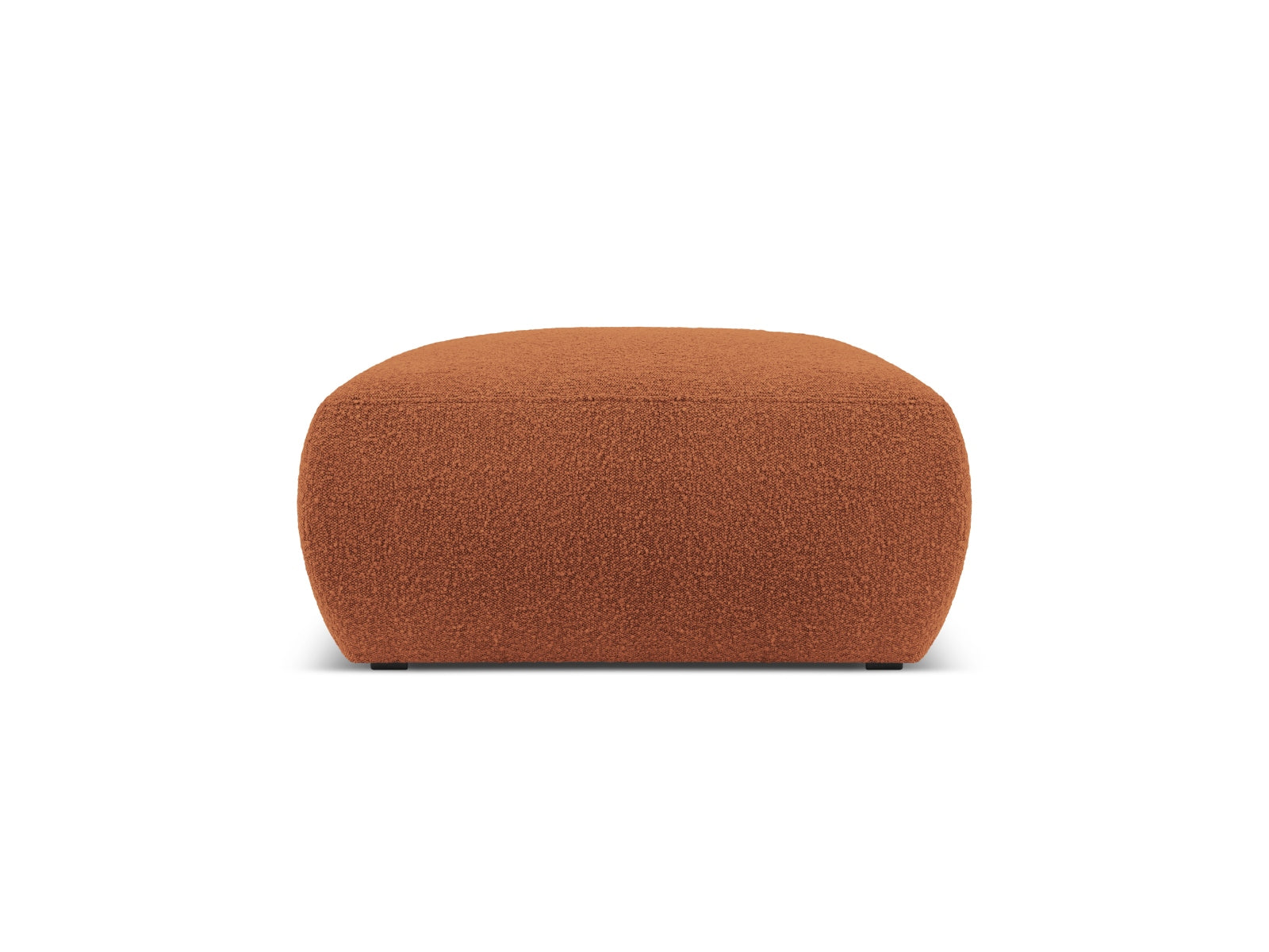 Eleganter Molino Boucle Pouf in sanftem Terracotta, perfekt für entspannte Momente und als dekoratives Element in jedem Raum.