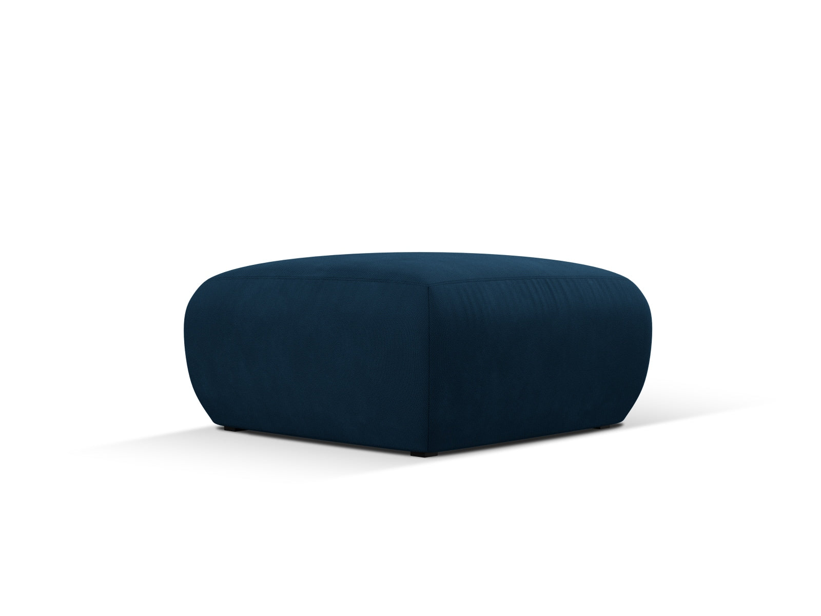 Eleganter Molino Pouf in Royal Blue von Micadoni, ideal für stilvolle Akzente und komfortable Sitzgelegenheiten in jedem Raum.