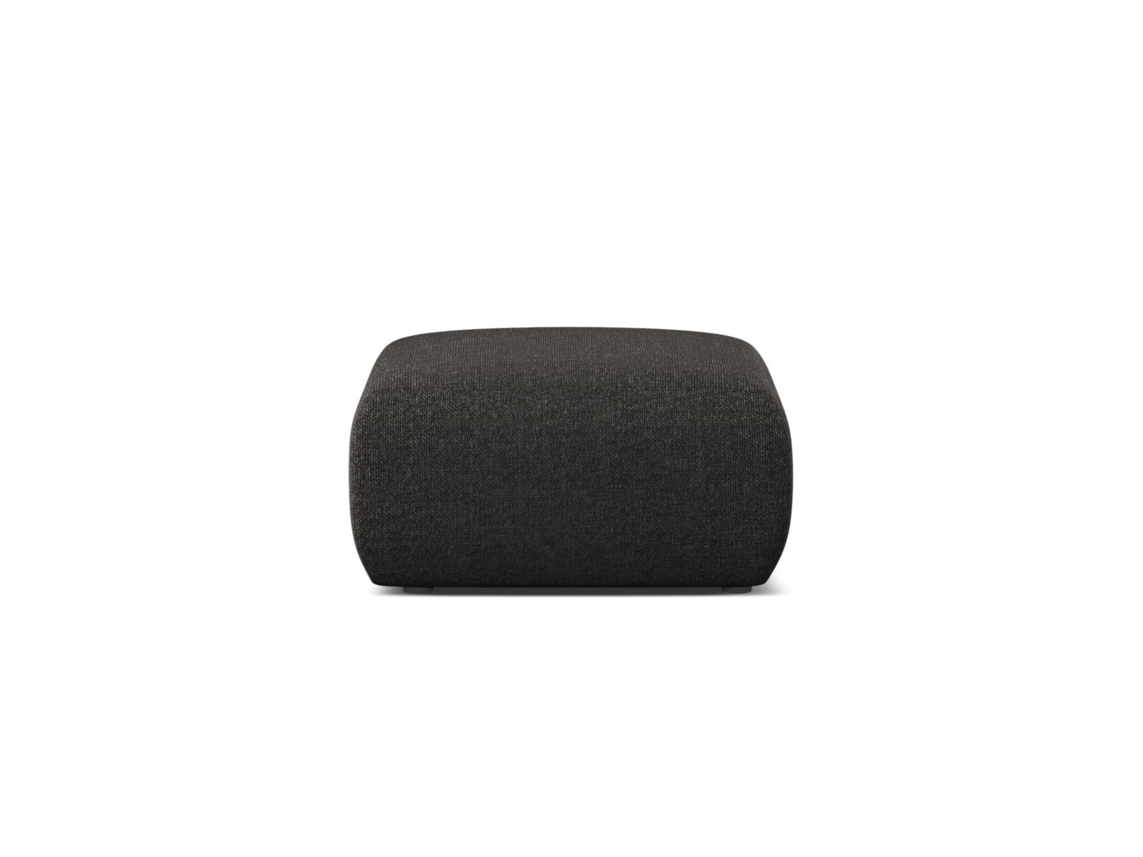 Eleganter 1-Sitzer Pouf Molino in zeitlosem Anthrazit, perfekt für entspannte Momente und geschmackvolle Wohnräume.