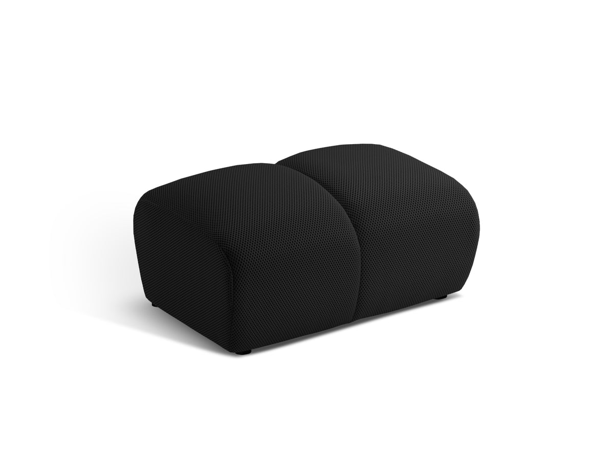 Diana Pouf 1 Sitzer in Black-Sonic präsentiert im Onlineshop von KAQTU Design AG. Modulares Sofa ist von Micadoni