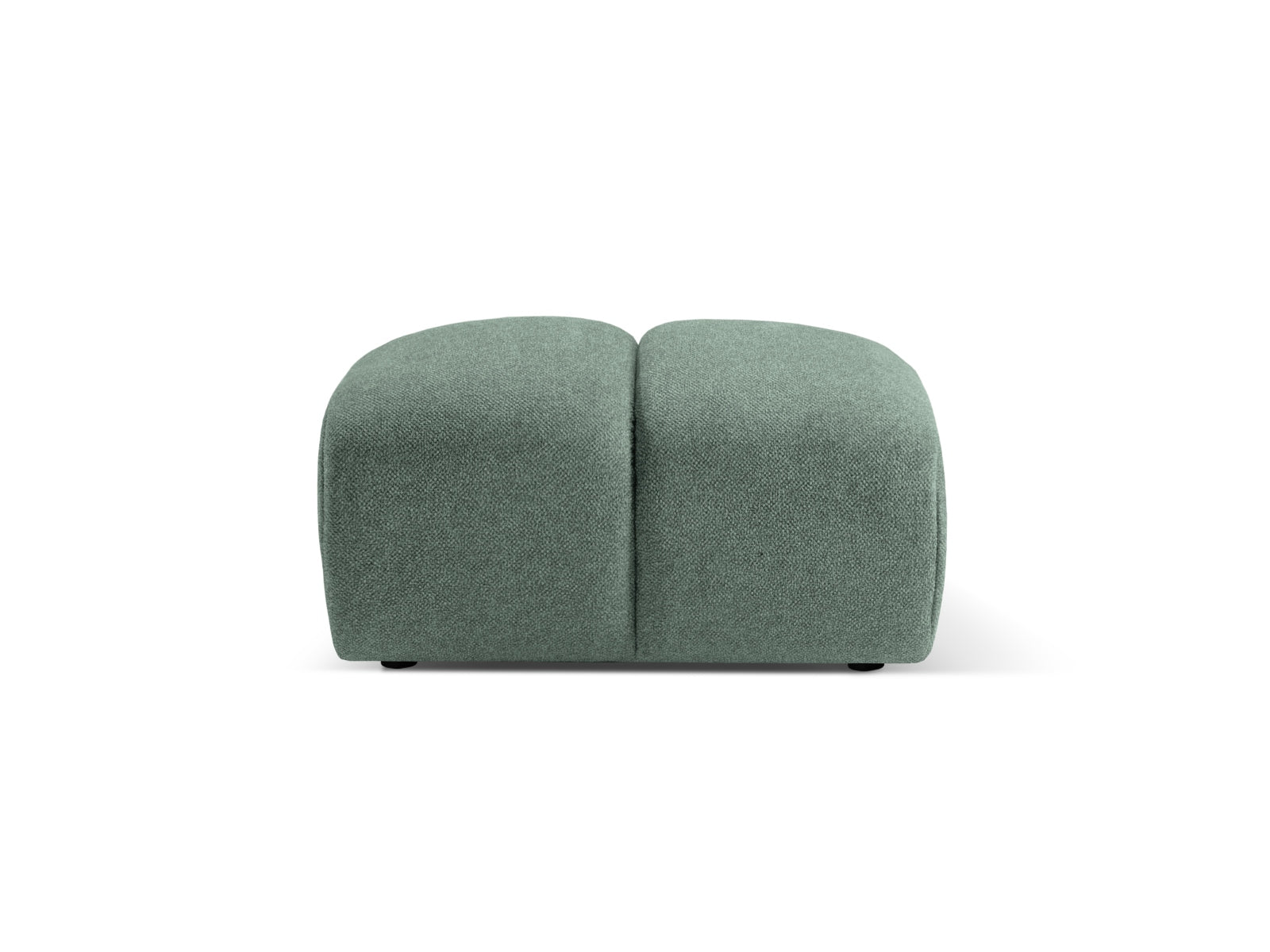Eleganter Diana Pouf 1 Sitzer in zartem Mint-Bubble, perfekt für kreative Raumgestaltungen und flexible Sitzlösungen.