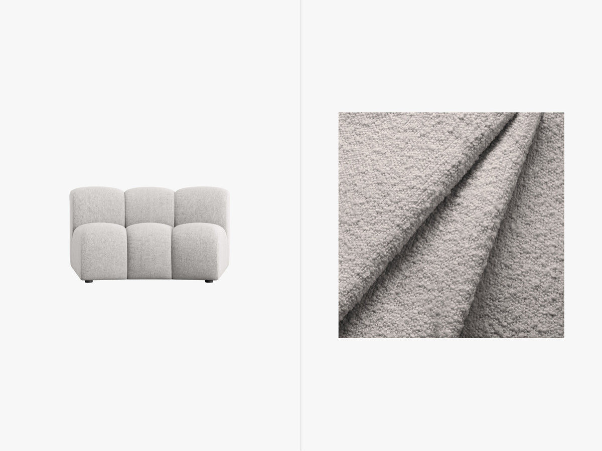 Lupine Modul Armless 1 Sitzer in Light Grey-Baloo präsentiert im Onlineshop von KAQTU Design AG. Modulares Sofa ist von Micadoni