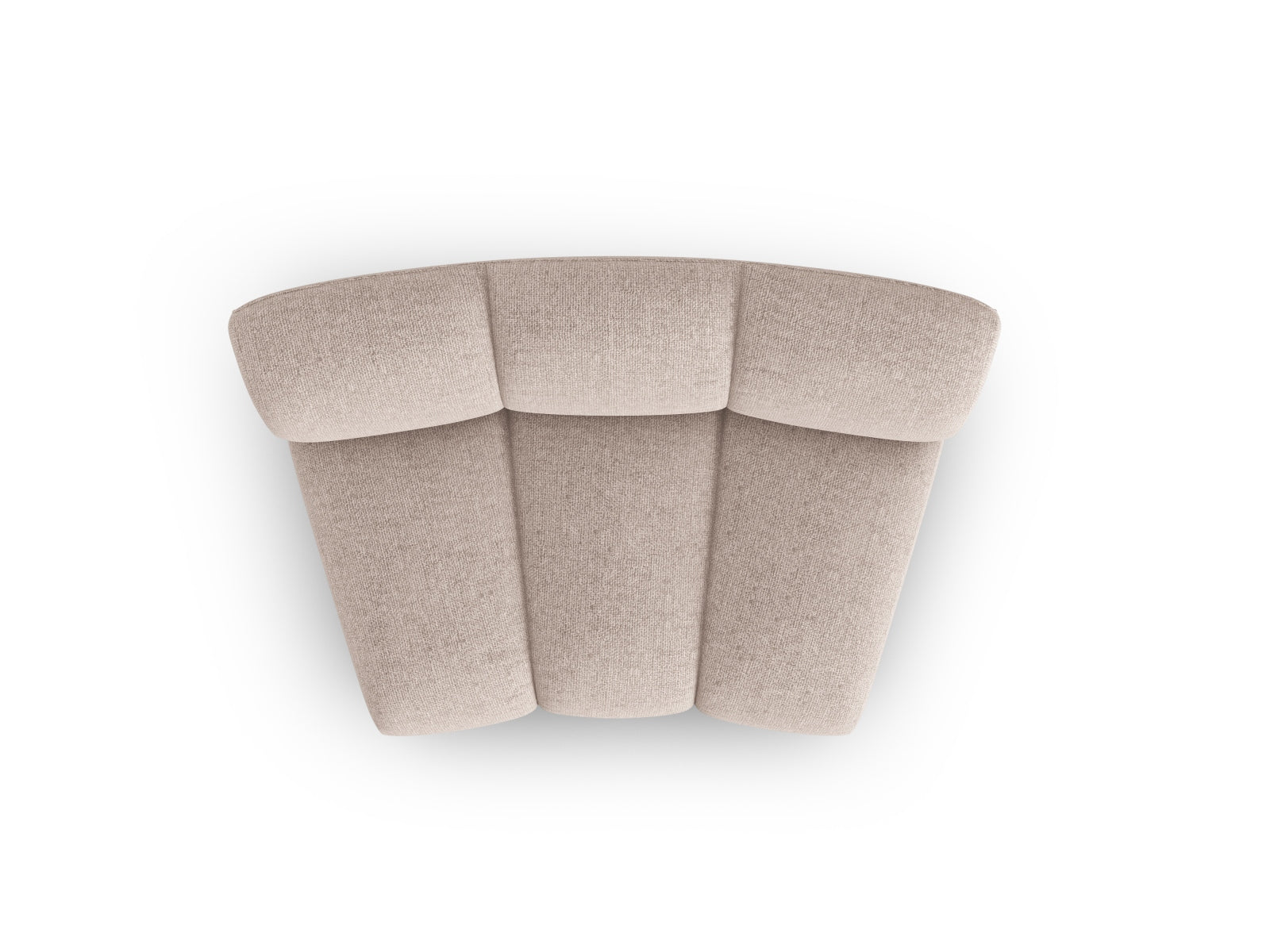 Lupine Modul Armless 1 Sitzer in Beige präsentiert im Onlineshop von KAQTU Design AG. Modulares Sofa ist von Micadoni