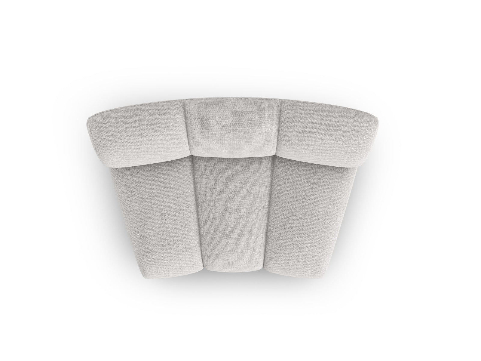 Lupine Modul Armless 1 Sitzer in Light Grey präsentiert im Onlineshop von KAQTU Design AG. Modulares Sofa ist von Micadoni