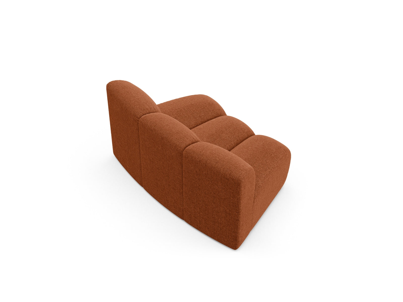 Eleganter Lupine Modul Armless 1 Sitzer in stilvollem Brick-Eden, ideal für flexible Raumgestaltungen und modernes Wohndesign.