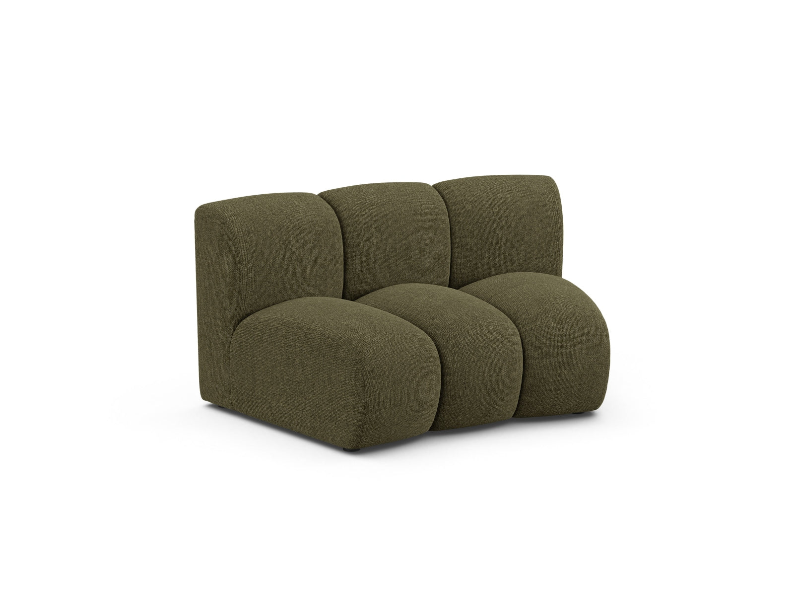 Modulares Sofa Lupine Modul Armless 1 Sitzer in der Farbe Green-Eden, perfekt für moderne und anpassbare Wohnräume.