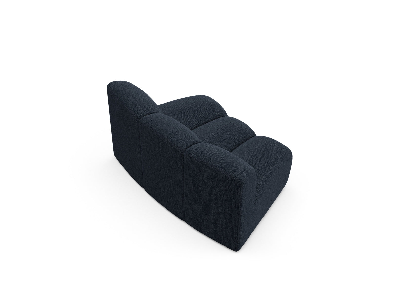 Eleganter Lupine Modul Armless 1 Sitzer in Navy Blue-Eden, ideal für moderne Wohnräume und gemütliche Sitzgelegenheiten.