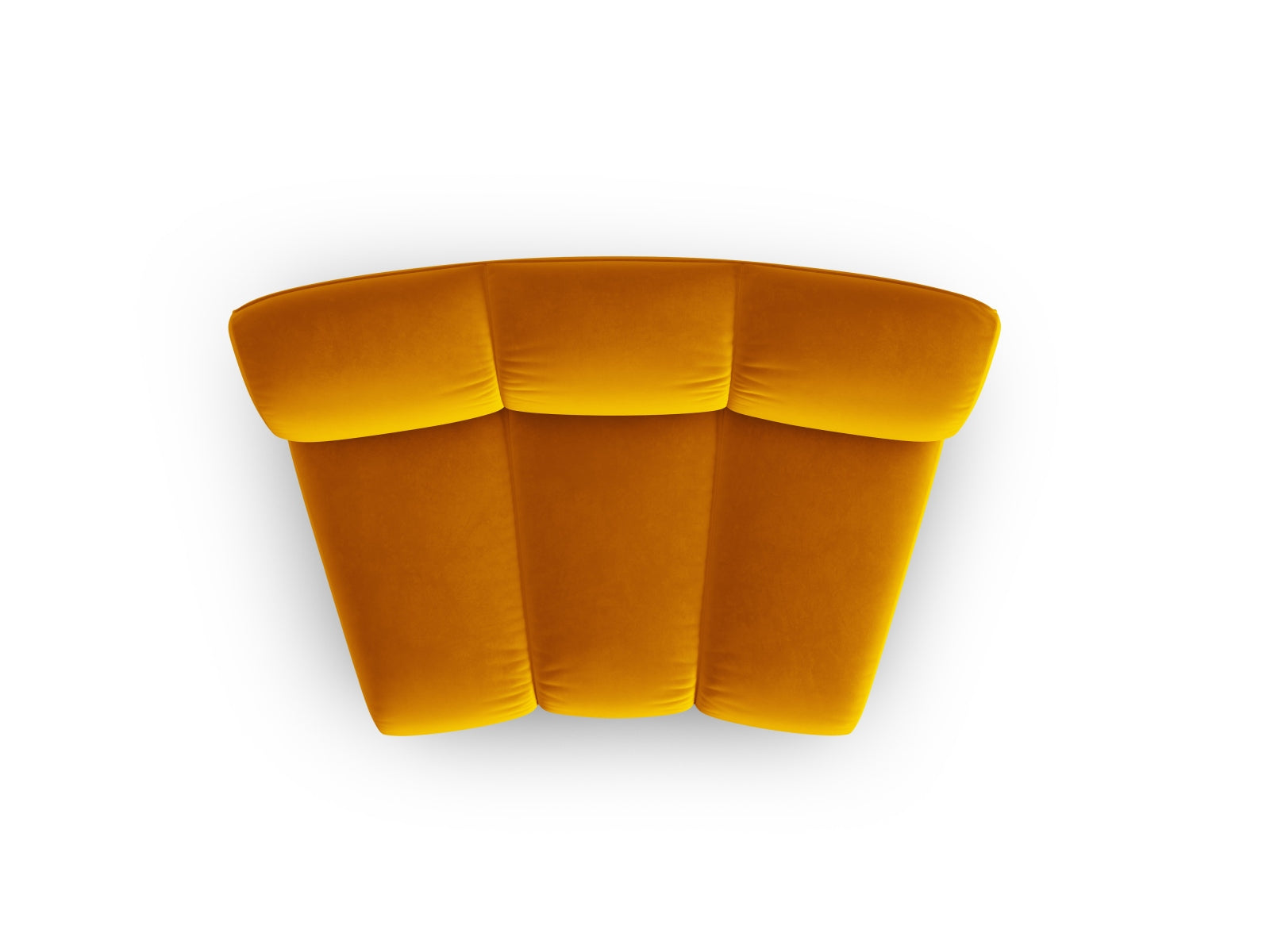 Eleganter, armlehnloser Velours-Sitz von Micadoni, ideal für stilvolle Wohnkonzepte und gemütliche Auszeiten.
