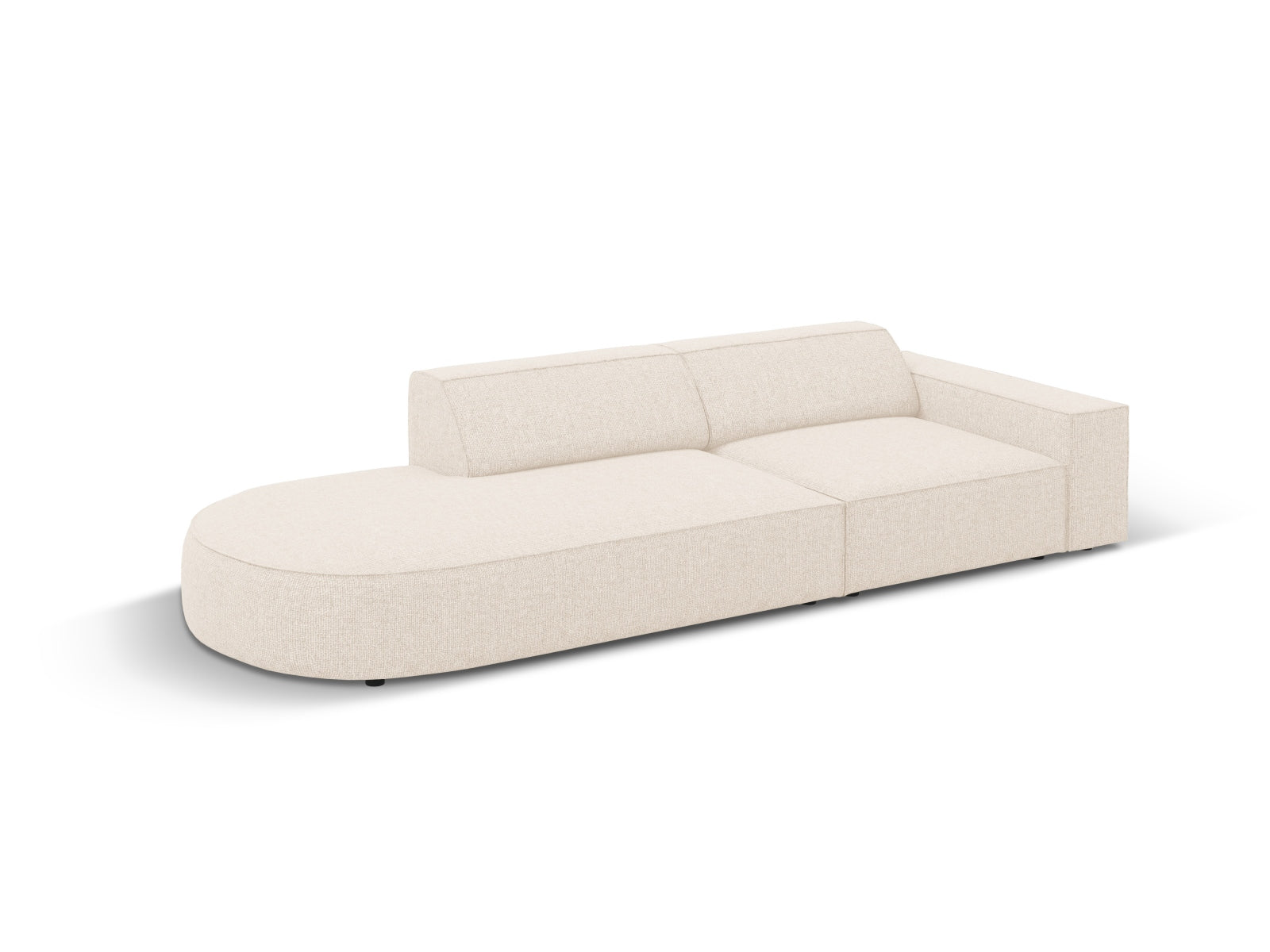 Entdecken Sie das Jodie Modulares Sofa - Open Links 3 Sitzer von Micadoni: Stilvolles Design, anpassbare Module und erstklassiger Komfort für Ihr Wohnzimmer!