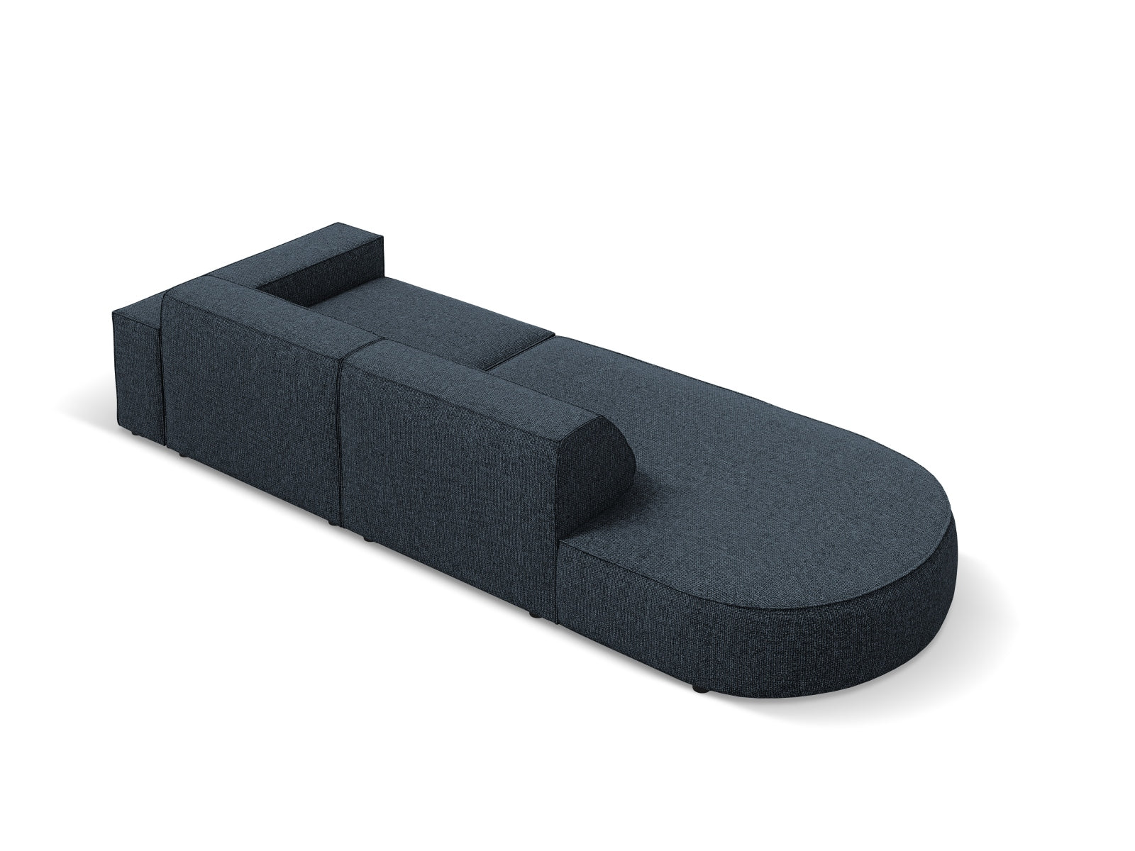 Entdecken Sie das Jodie Modulares Sofa - Open Links 3 Sitzer von Micadoni: Stilvolles Design, anpassbare Module und erstklassiger Komfort für Ihr Wohnzimmer!