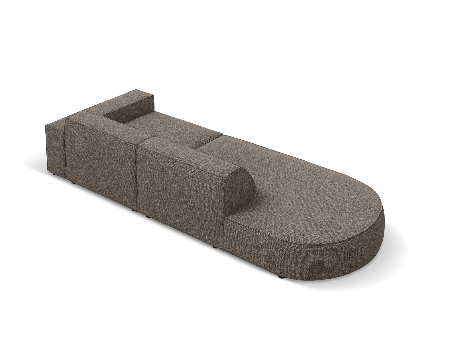 Entdecken Sie das Jodie Modulares Sofa - Open Links 3 Sitzer von Micadoni: Stilvolles Design, anpassbare Module und erstklassiger Komfort für Ihr Wohnzimmer!