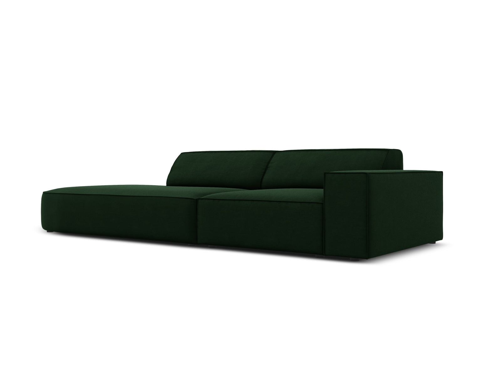 Erleben Sie das Jodie Velour 3-Sitzer Sofa von Micadoni – ein elegantes, modulares Möbelstück, das Komfort und Stil in Ihr Zuhause bringt.