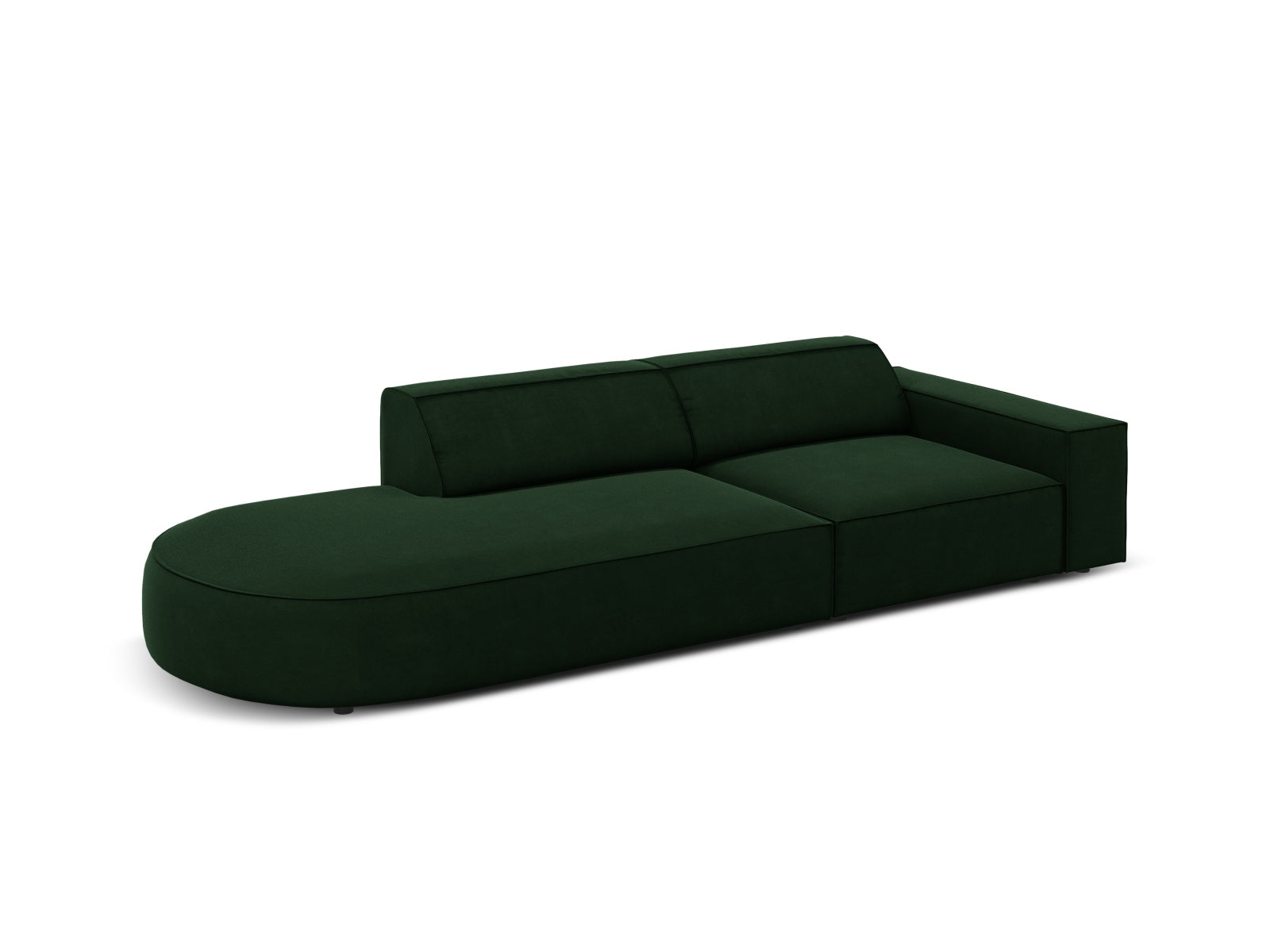 Entdecken Sie das Jodie Velour 3-Sitzer Sofa von Micadoni – ein stilvolles, modulares Sofa, das Eleganz und hohen Komfort vereint.