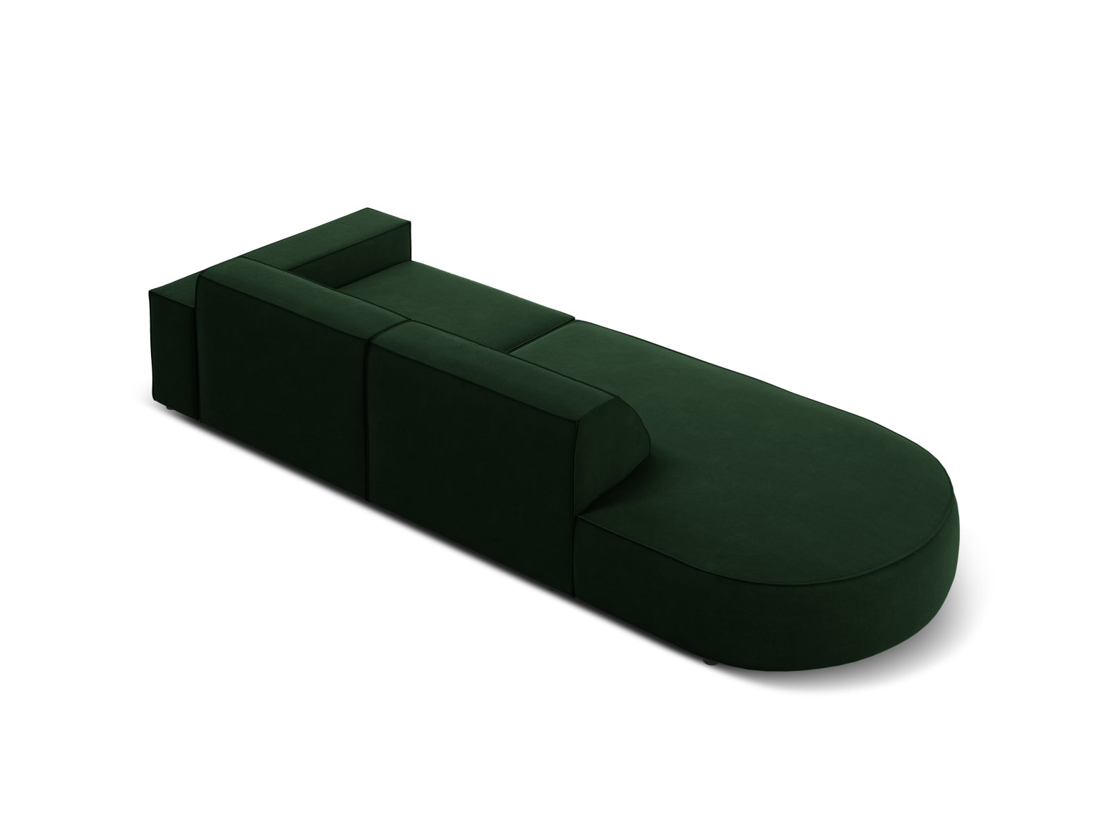 Erleben Sie das Jodie Velour 3-Sitzer Sofa von Micadoni – ein elegantes, modulares Möbelstück, das Komfort und Stil in Ihr Zuhause bringt.
