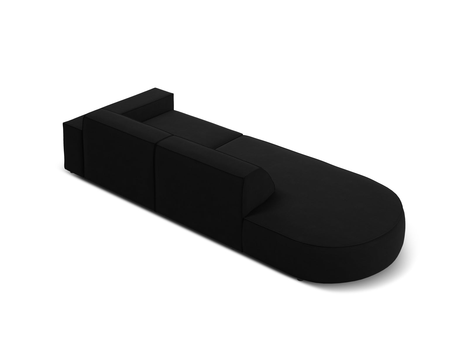 Erleben Sie das Jodie Velour 3-Sitzer Sofa von Micadoni – ein elegantes, modulares Möbelstück, das Komfort und Stil in Ihr Zuhause bringt.