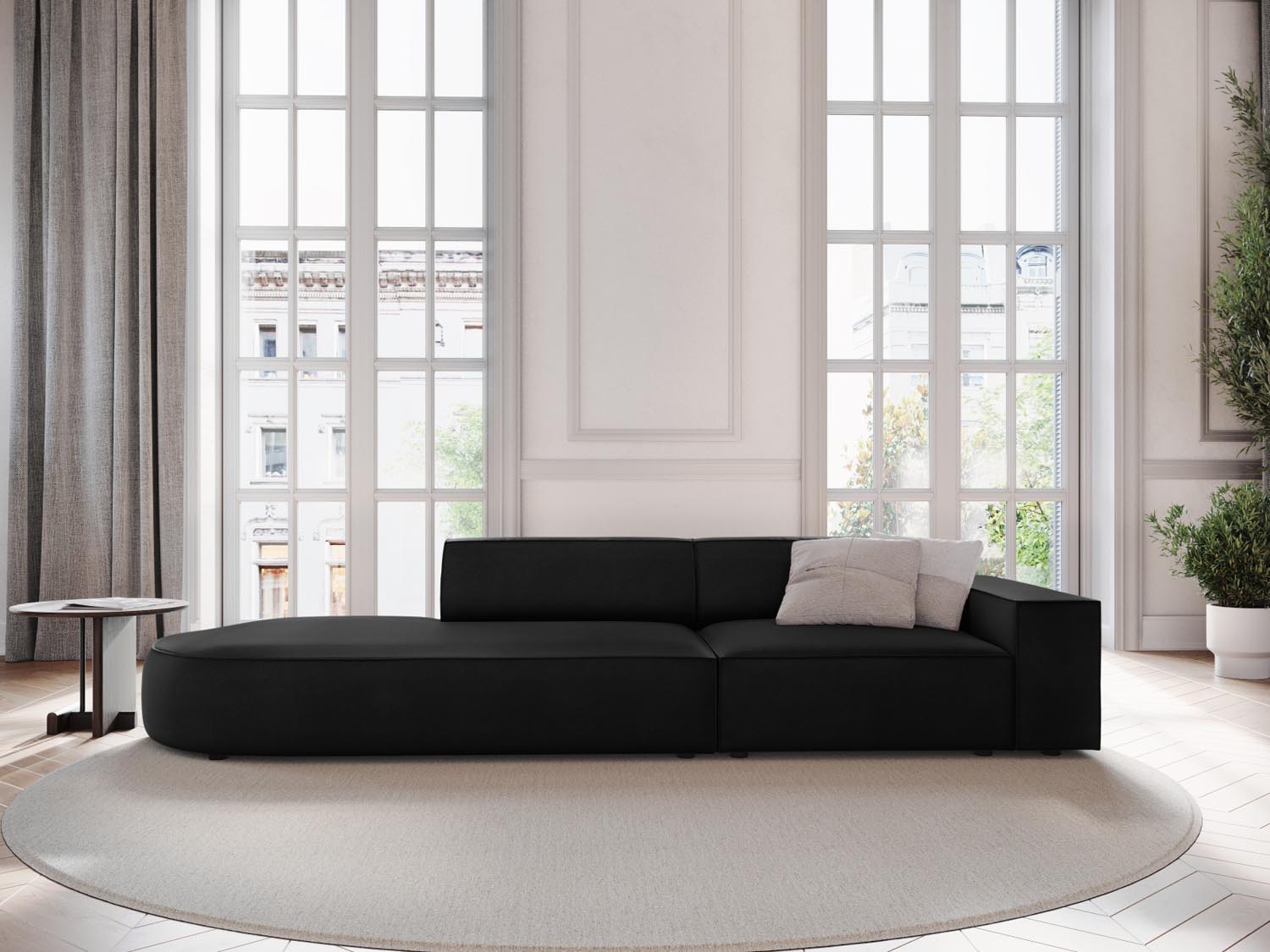 Entdecken Sie das Jodie Velour 3-Sitzer Sofa von Micadoni – stilvoll, modular und komfortabel für Ihr modernes Zuhause.
