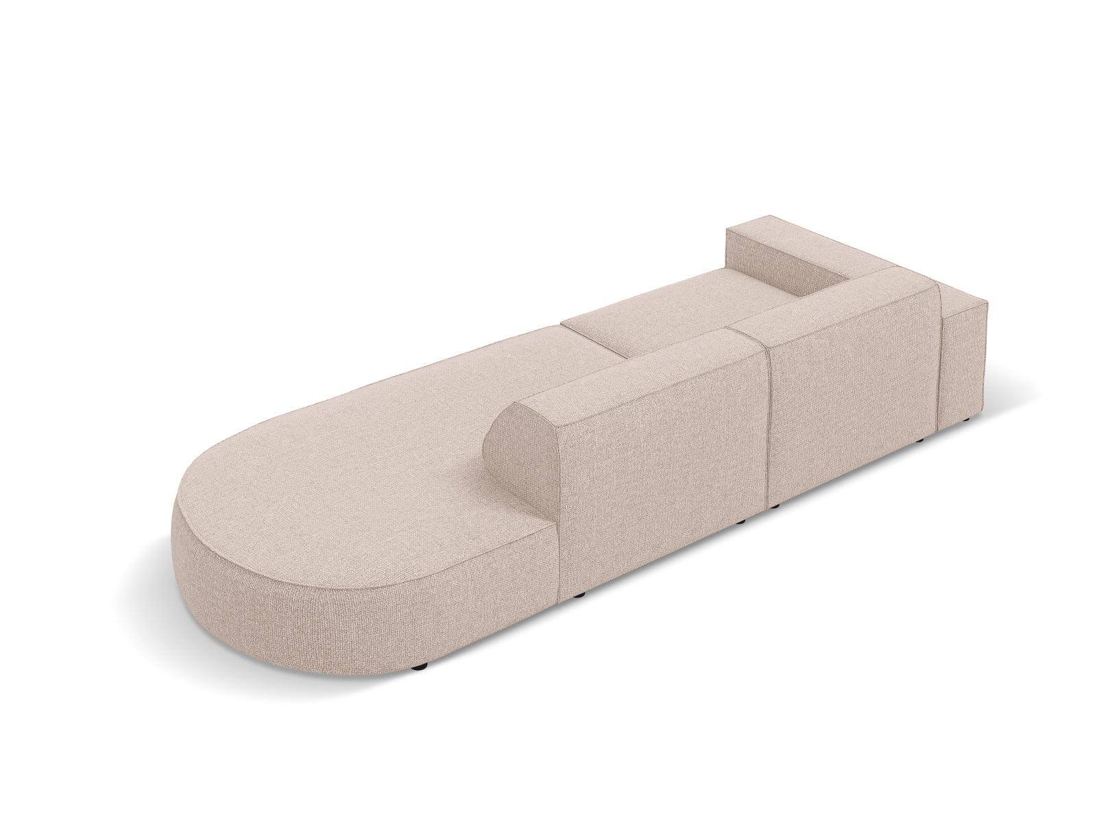 Erleben Sie das Jodie Modulares Sofa open rechts 3 Sitzer von Micadoni – ein elegantes, komfortables Möbelstück, das sich perfekt an Ihren Wohnstil anpasst.