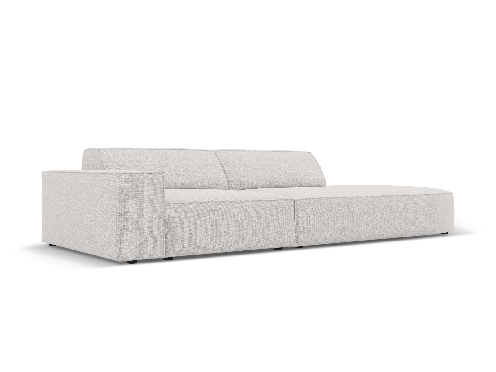 Erleben Sie das Jodie Modulares Sofa open rechts 3 Sitzer von Micadoni – ein elegantes, komfortables Möbelstück, das sich perfekt an Ihren Wohnstil anpasst.