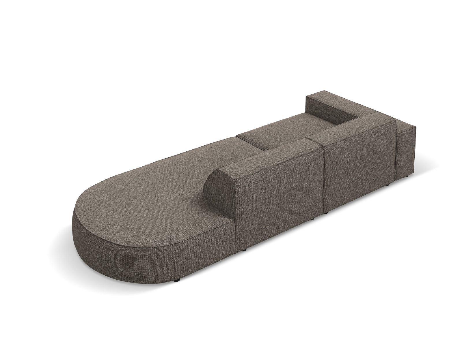 Erleben Sie das Jodie Modulares Sofa open rechts 3 Sitzer von Micadoni – ein elegantes, komfortables Möbelstück, das sich perfekt an Ihren Wohnstil anpasst.