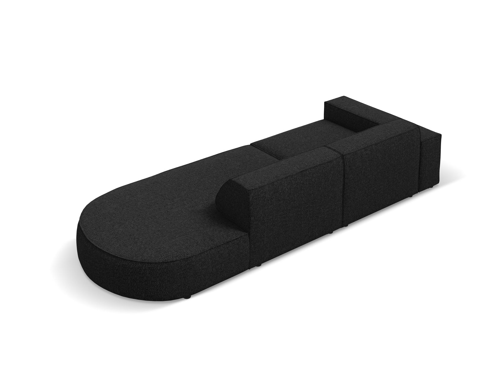 Erleben Sie das Jodie Modulares Sofa open rechts 3 Sitzer von Micadoni – ein elegantes, komfortables Möbelstück, das sich perfekt an Ihren Wohnstil anpasst.