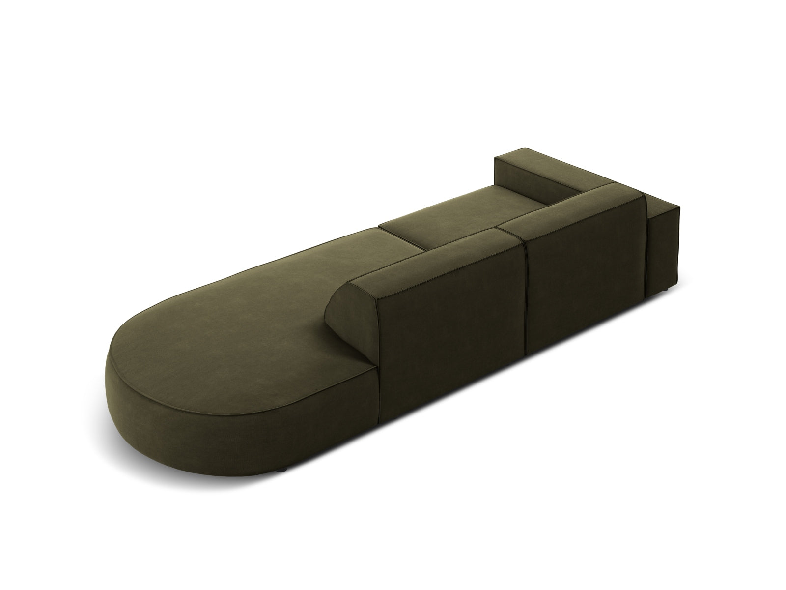 Erleben Sie das Jodie Velour 3-Sitzer Sofa von Micadoni: Elegantes, modulares Design, luxuriöse Materialien und individuelle Gestaltungsmöglichkeiten für Ihr Zuhause.