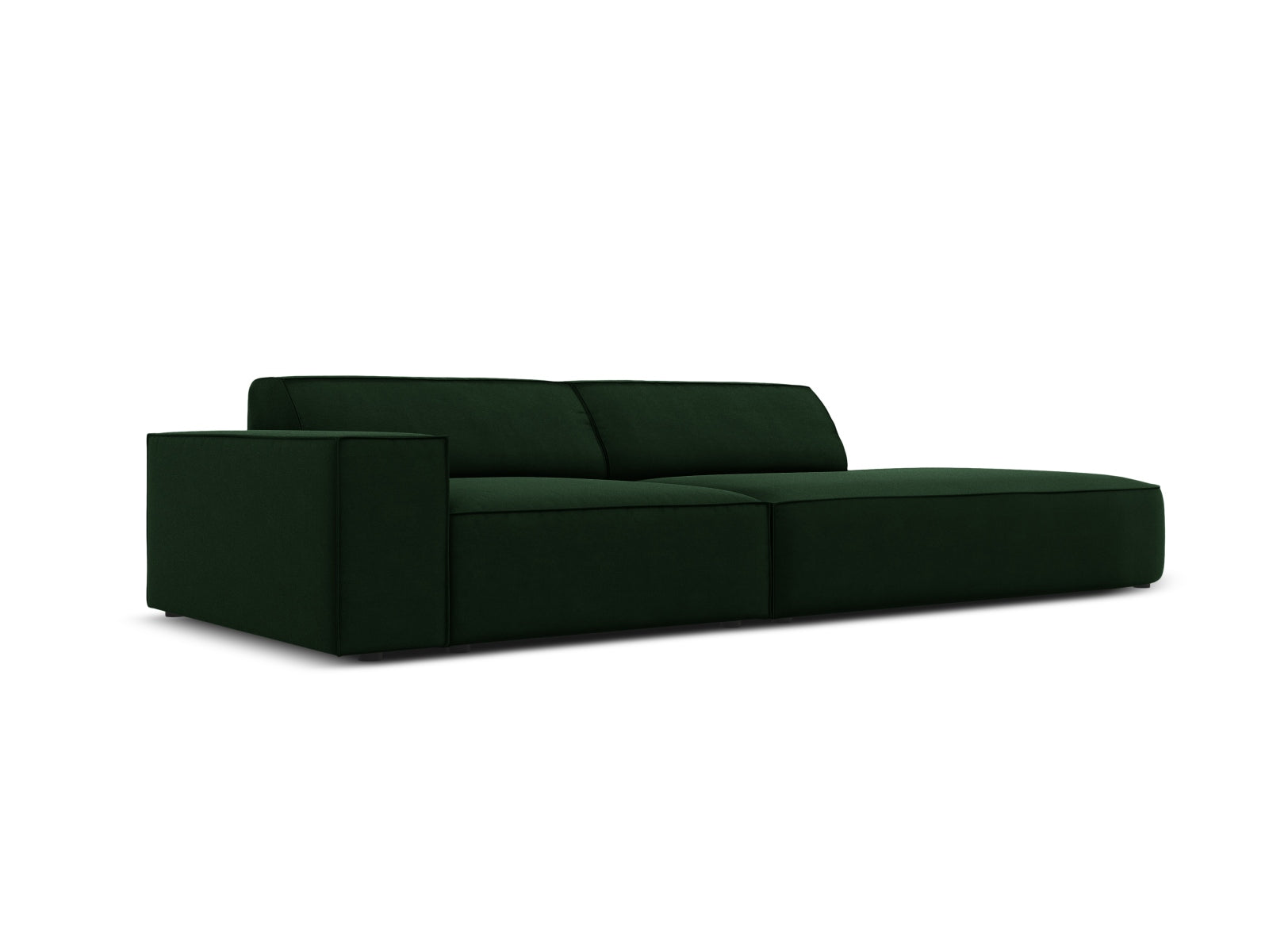 Erleben Sie das Jodie Velour 3-Sitzer Sofa von Micadoni – ein elegantes, modulares Möbelstück, das Komfort und Stil in Ihr Zuhause bringt.