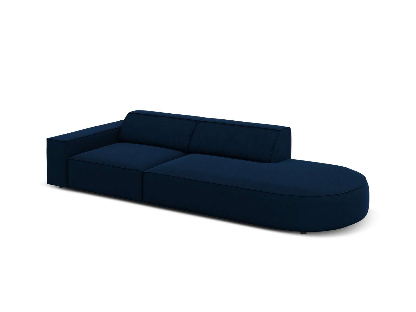 Entdecken Sie das Jodie Velour 3-Sitzer Sofa von Micadoni – ein elegantes, modulares Design, das Stil und Komfort in Ihr Wohnzimmer bringt.