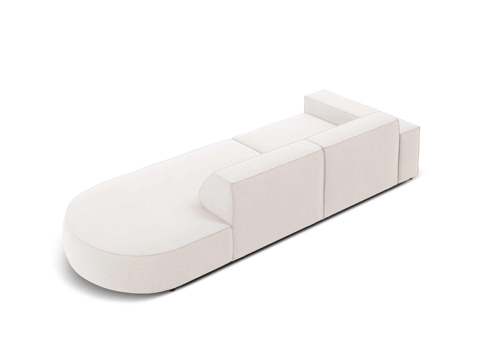 Erleben Sie das Jodie Modulares Sofa open rechts 3 Sitzer von Micadoni – ein elegantes, komfortables Möbelstück, das sich perfekt an Ihren Wohnstil anpasst.