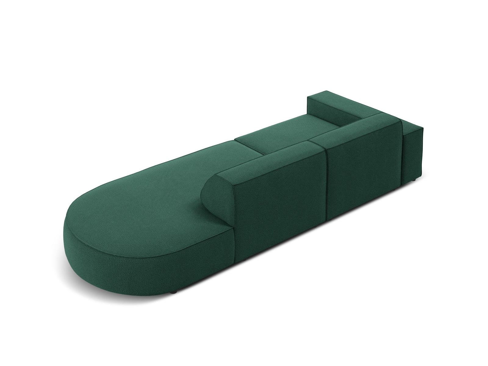 Erleben Sie das Jodie Modulares Sofa open rechts 3 Sitzer von Micadoni – ein elegantes, komfortables Möbelstück, das sich perfekt an Ihren Wohnstil anpasst.