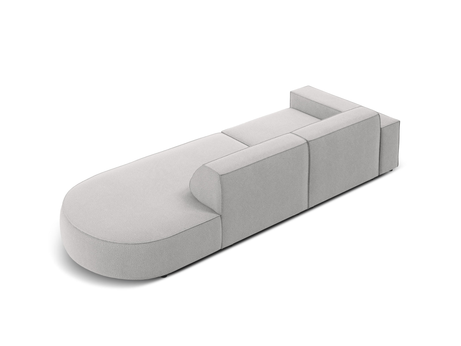 Erleben Sie das Jodie Modulares Sofa open rechts 3 Sitzer von Micadoni – ein elegantes, komfortables Möbelstück, das sich perfekt an Ihren Wohnstil anpasst.
