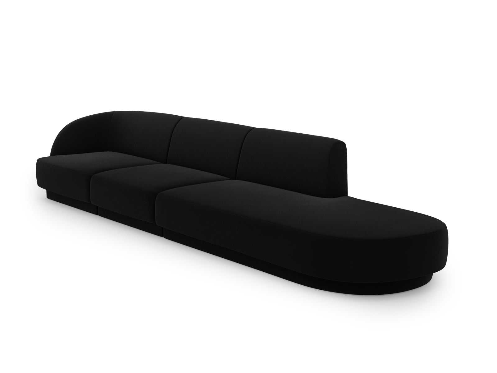 Entdecken Sie das stilvolle Miley Velour Sofa rechts 4 Sitzer von Micadoni – ideal für Komfort und Eleganz in Ihrem Wohnzimmer.