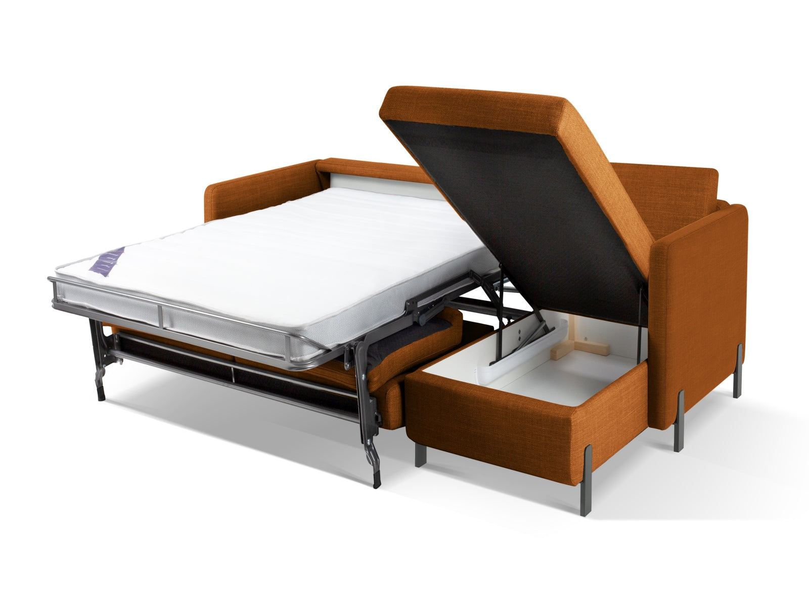 Elegantes 5-Sitzer Ecksofa Gloria rechts mit praktischer Schlaffunktion und Stauraum, ideal für gemütliche Abende und platzsparende Lösungen.