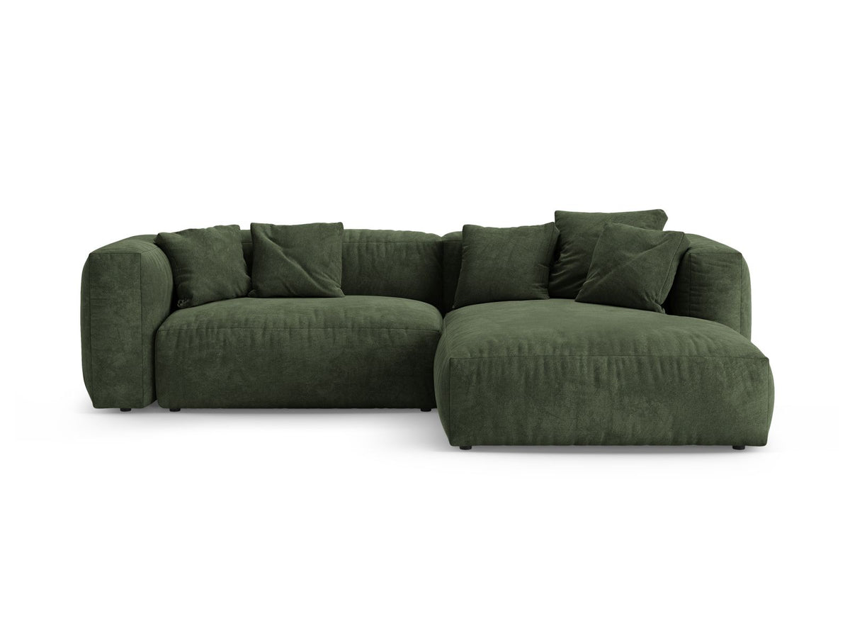 4-Sitzer Ecksofa rechts mit Schlaffunktion Martina in Green-Vogue präsentiert im Onlineshop von KAQTU Design AG. Bettsofa rechts ist von Micadoni