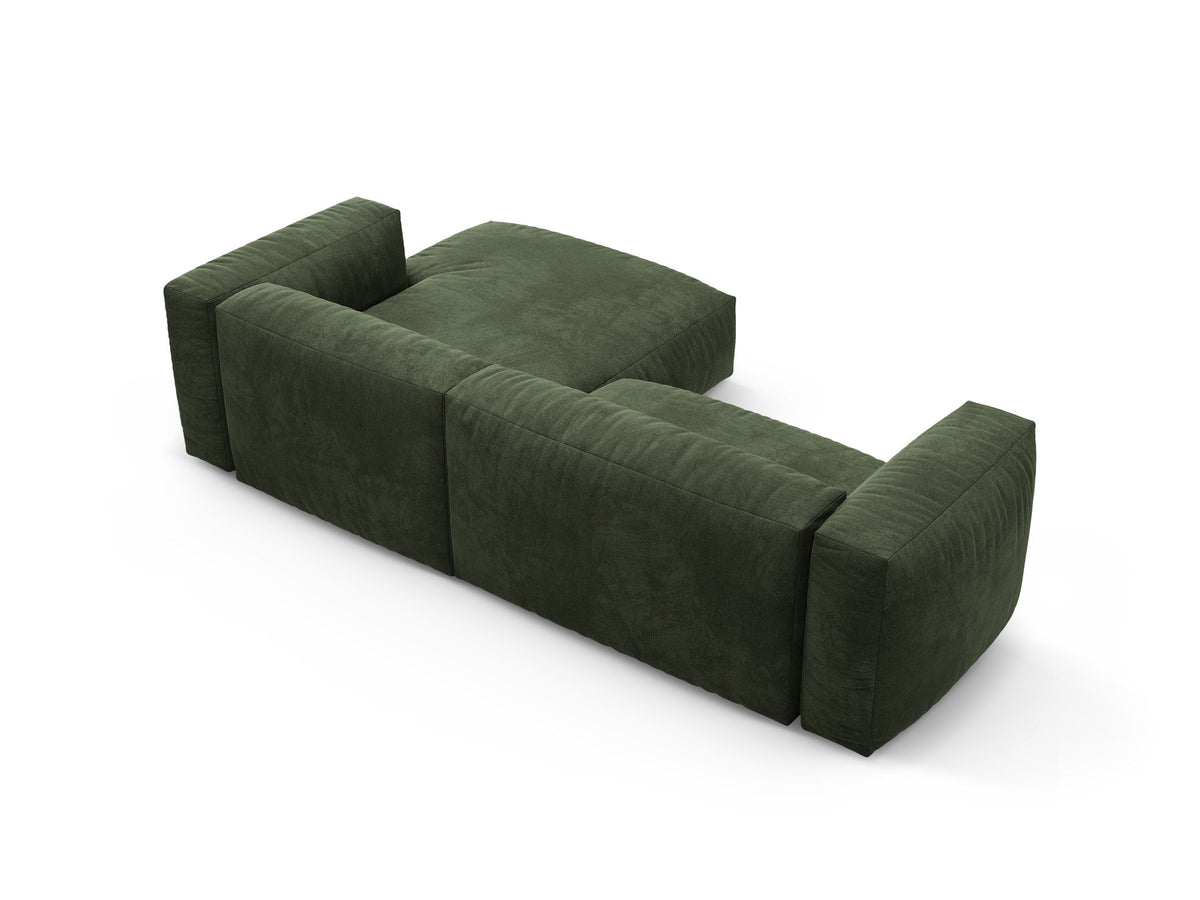 4-Sitzer Ecksofa rechts mit Schlaffunktion Martina in Green-Vogue präsentiert im Onlineshop von KAQTU Design AG. Bettsofa rechts ist von Micadoni