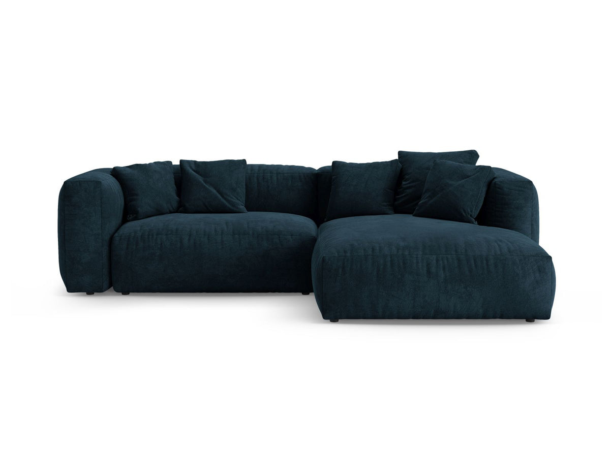 4-Sitzer Ecksofa rechts mit Schlaffunktion Martina in Deep Petrol-Vogue präsentiert im Onlineshop von KAQTU Design AG. Bettsofa rechts ist von Micadoni