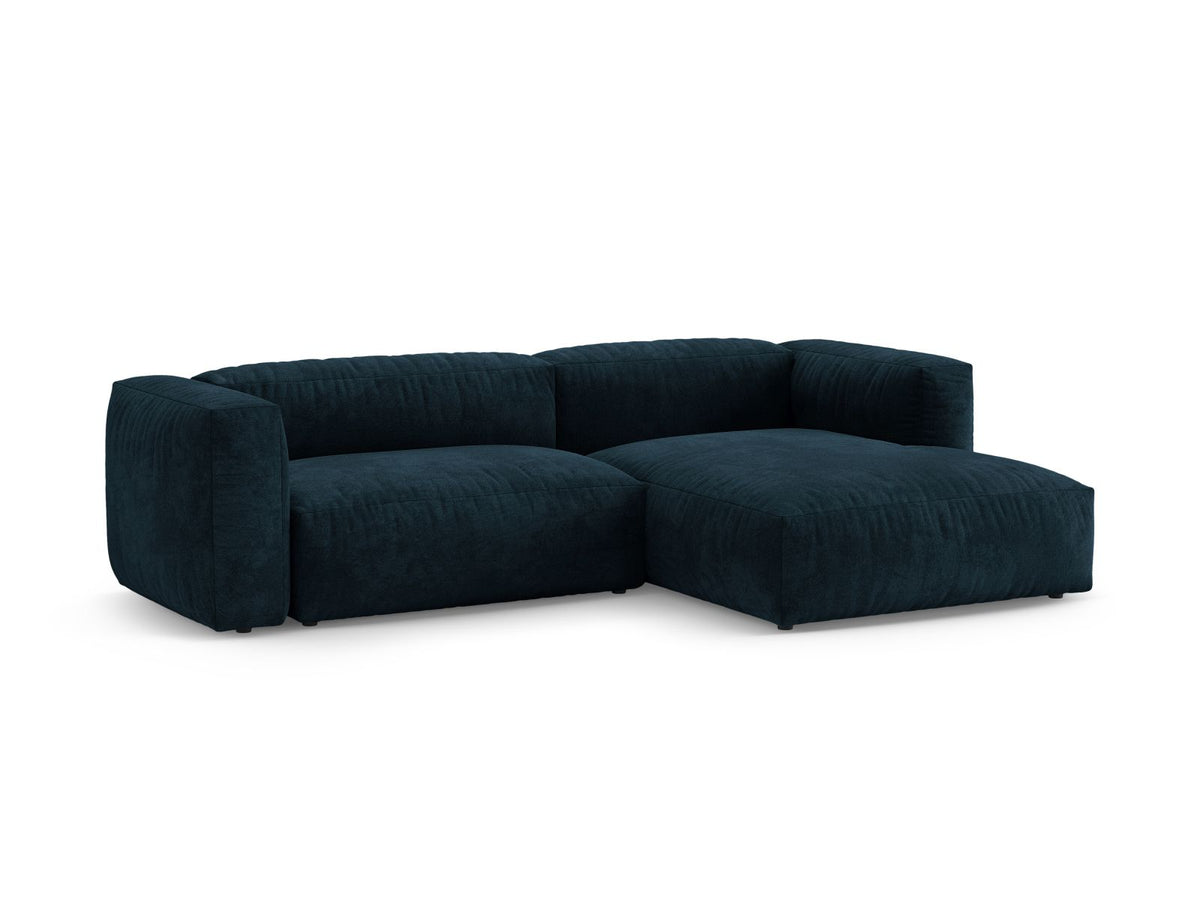4-Sitzer Ecksofa rechts mit Schlaffunktion Martina in Deep Petrol-Vogue präsentiert im Onlineshop von KAQTU Design AG. Bettsofa rechts ist von Micadoni