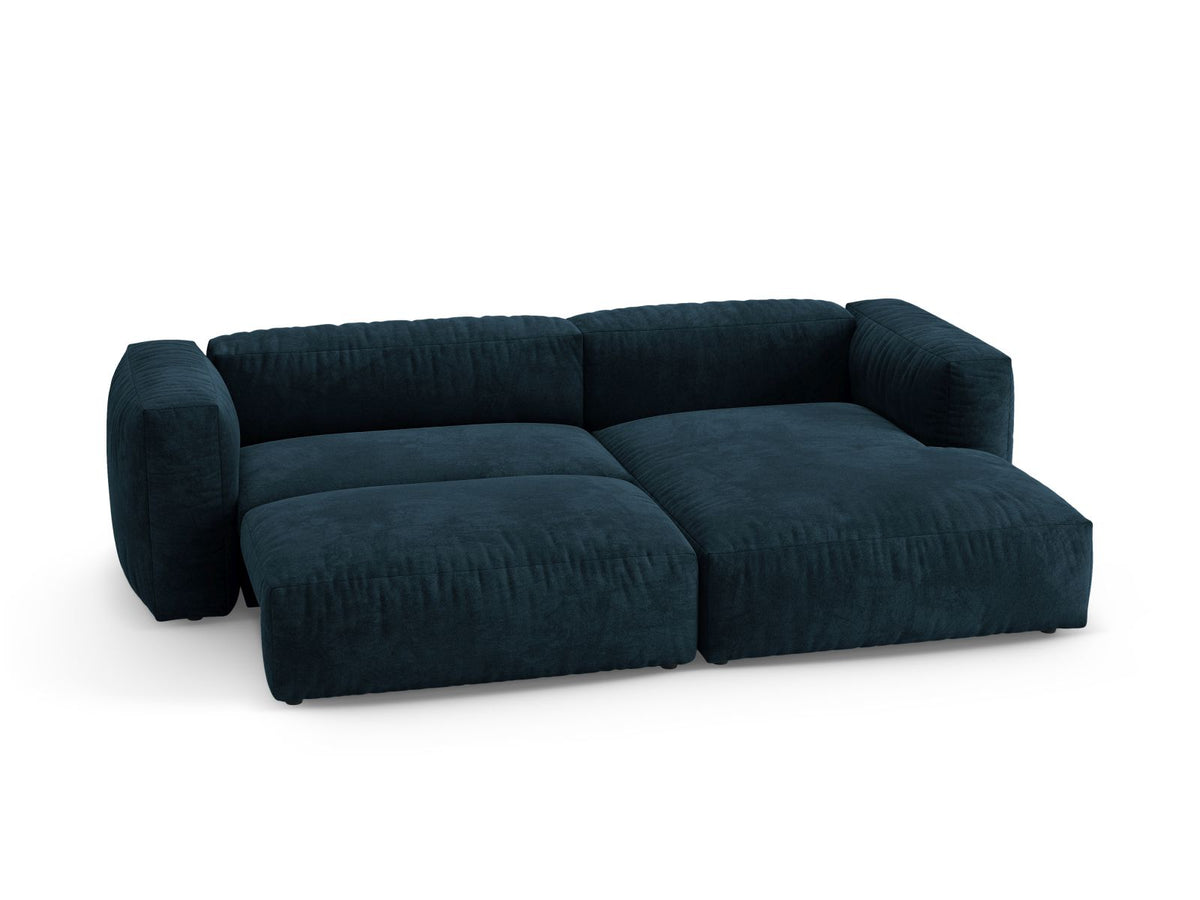 4-Sitzer Ecksofa rechts mit Schlaffunktion Martina in Deep Petrol-Vogue präsentiert im Onlineshop von KAQTU Design AG. Bettsofa rechts ist von Micadoni