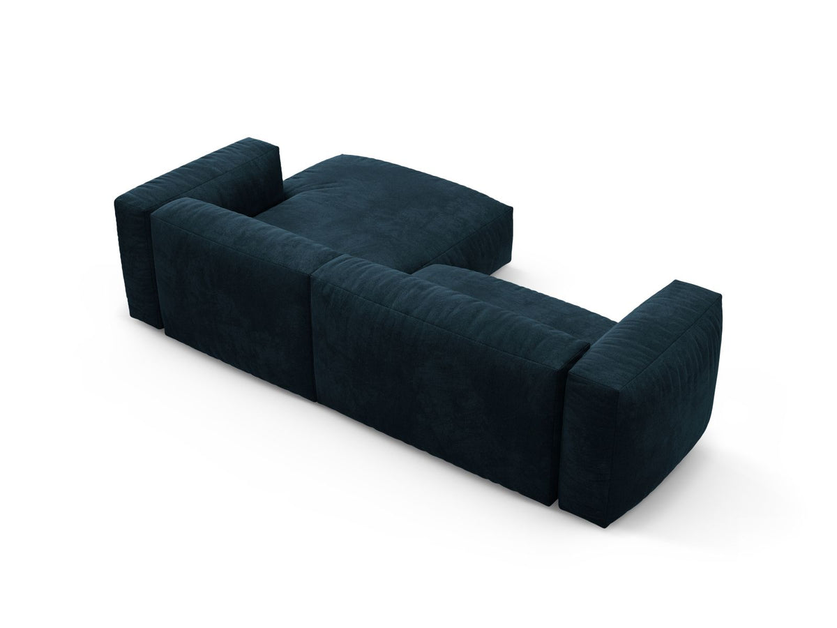 4-Sitzer Ecksofa rechts mit Schlaffunktion Martina in Deep Petrol-Vogue präsentiert im Onlineshop von KAQTU Design AG. Bettsofa rechts ist von Micadoni