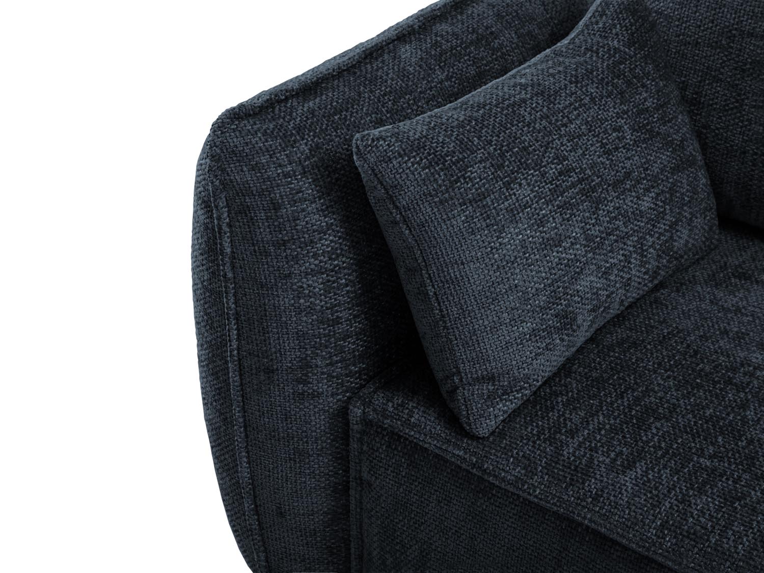 Elegantes Kaelle Ecksofa in Royal Blue, 4-Sitzer mit praktischer Schlaffunktion und Stauraum, ideal für jedes Wohnzimmer.
