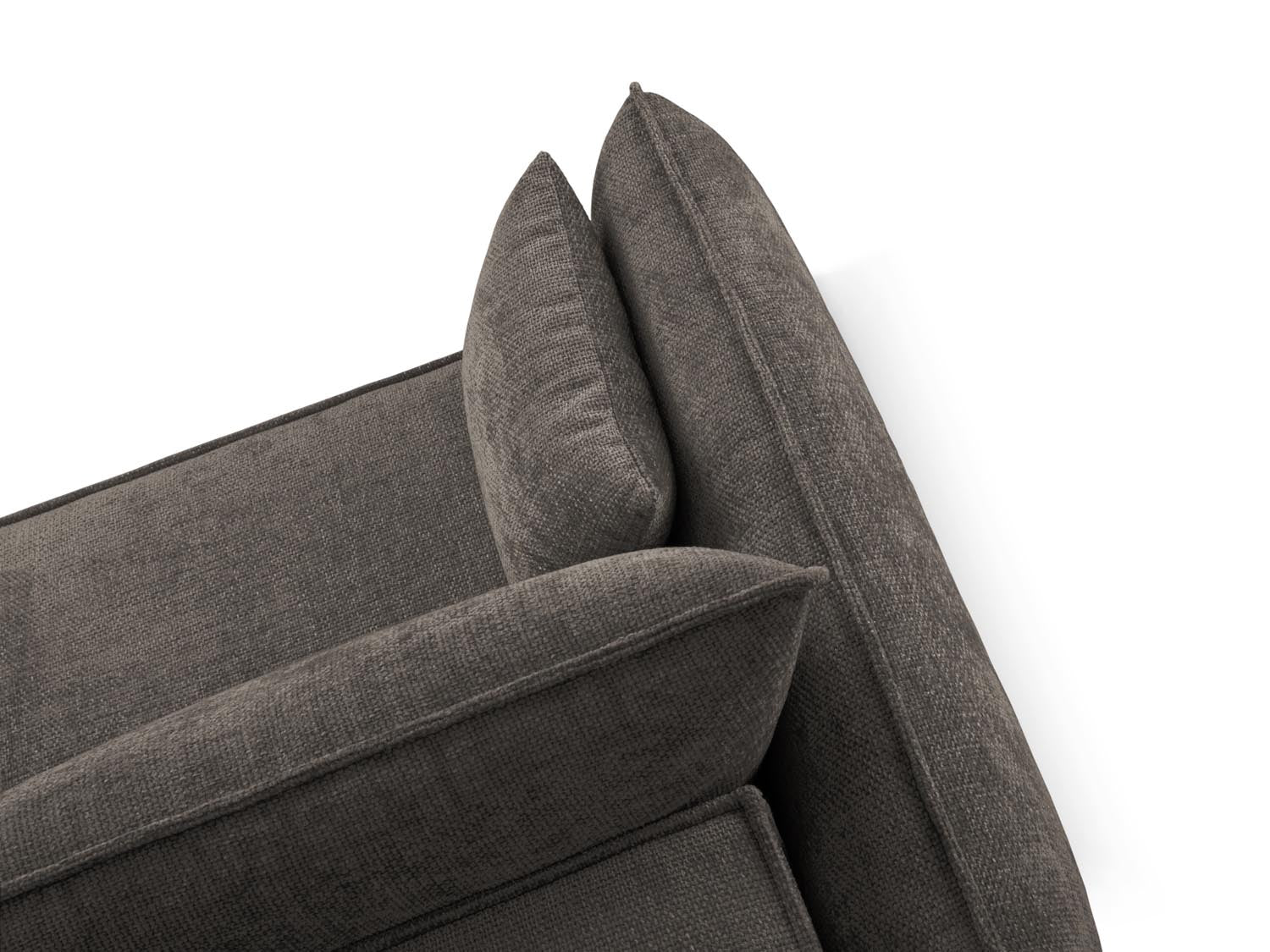 Stylisches Kaelle Ecksofa in modernem Design, 4-Sitzer mit komfortabler Schlaffunktion und integriertem Stauraum für optimale Raumnutzung.