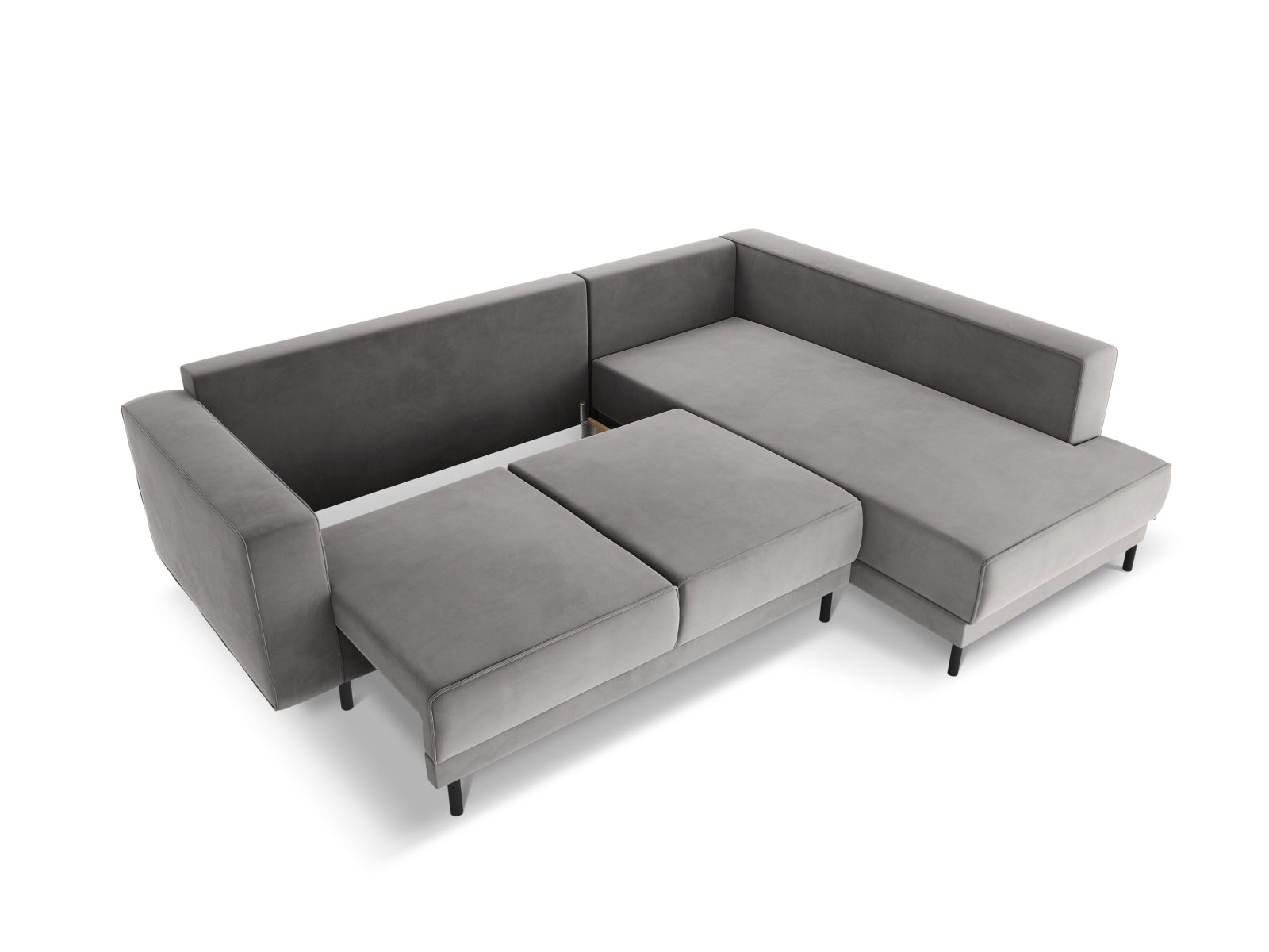 Entdecken Sie das stilvolle Caro Velour Ecksofa von Micadoni – ein 5-Sitzer mit Schlaffunktion, ideal für gemütliche Abende und moderne Wohnkonzepte.