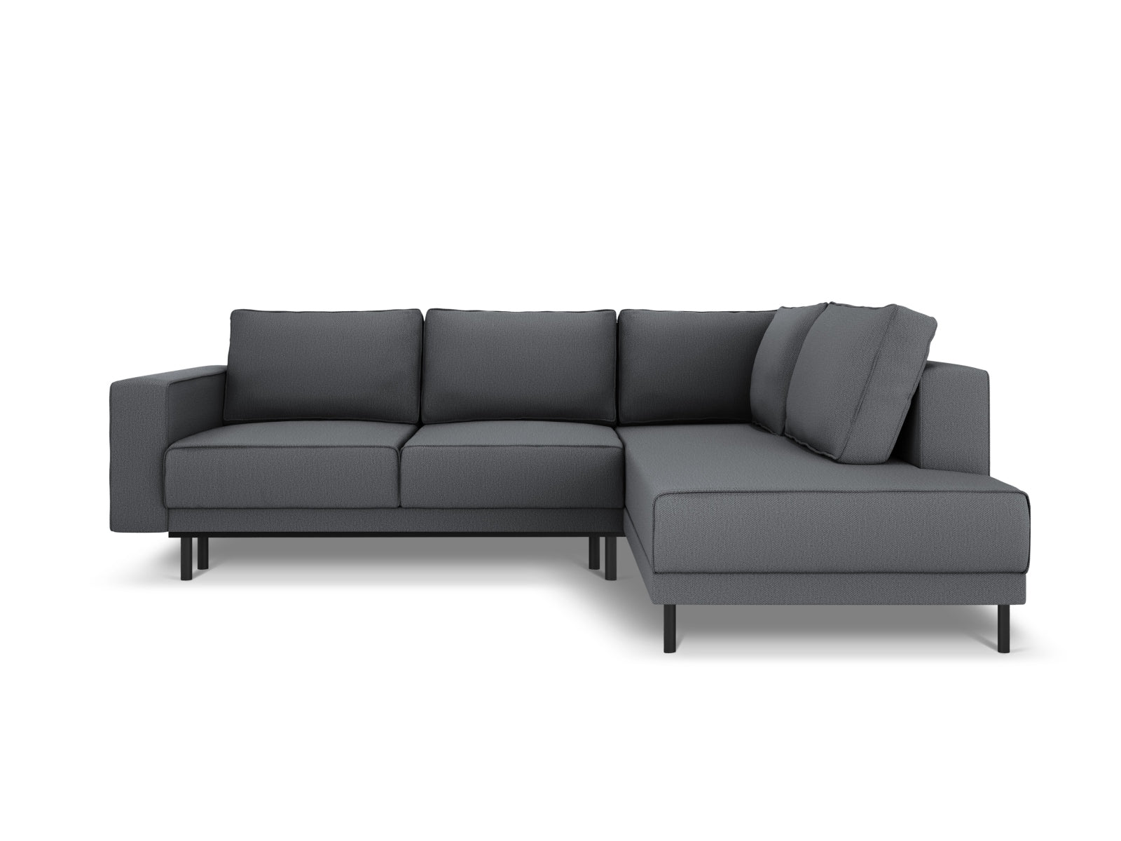 Erleben Sie das elegante Caro Ecksofa von Micadoni – ein 5-Sitzer mit praktischer Schlaffunktion, perfekt für stilvolle Wohnräume und entspannte Nächte.