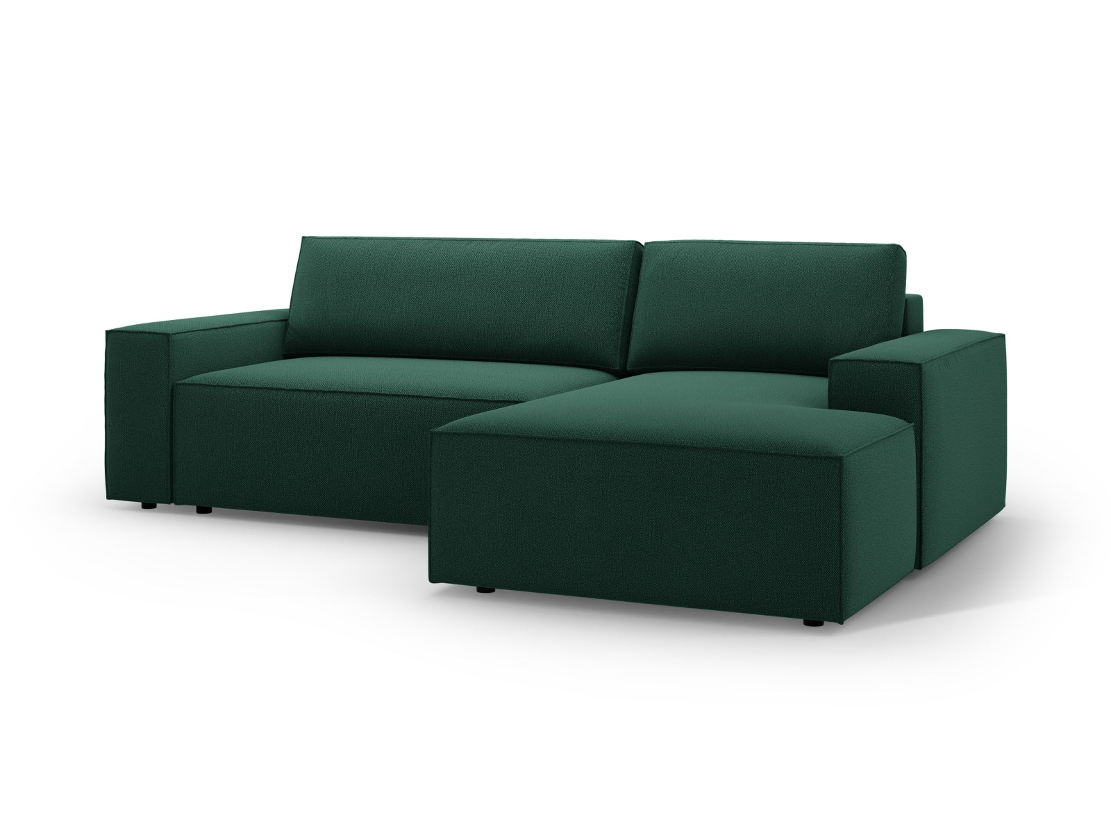 Das Jodie Ecksofa rechts von Micadoni vereint modernes Design mit praktischen Funktionen. Ideal für Gästeübernachtungen und Stauraum!