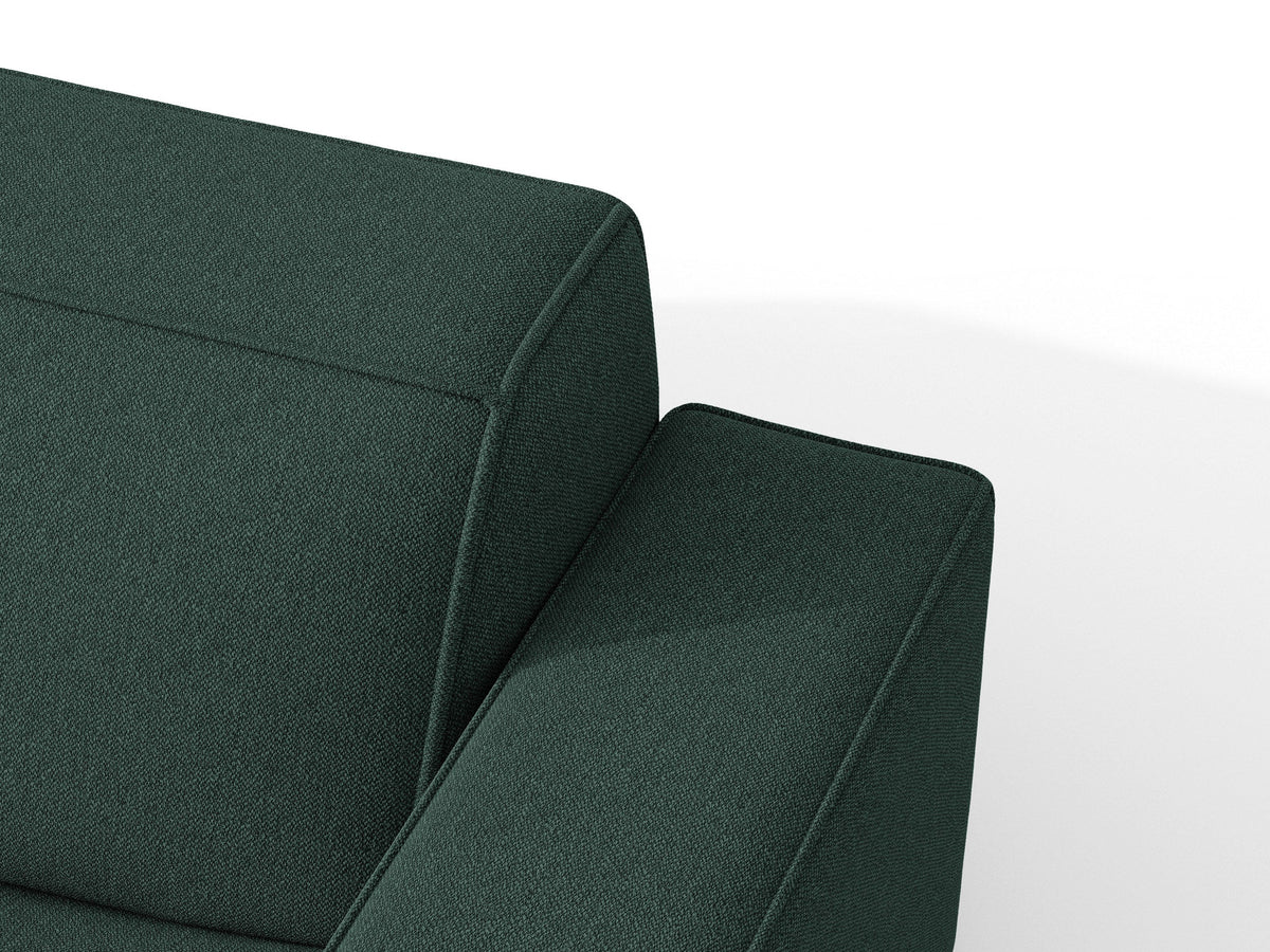 Jodie Ecksofa rechts mit Schlaffunktion und Stauraumbox 3 Sitzer in Green-Megan präsentiert im Onlineshop von KAQTU Design AG. Bettsofa rechts ist von Micadoni
