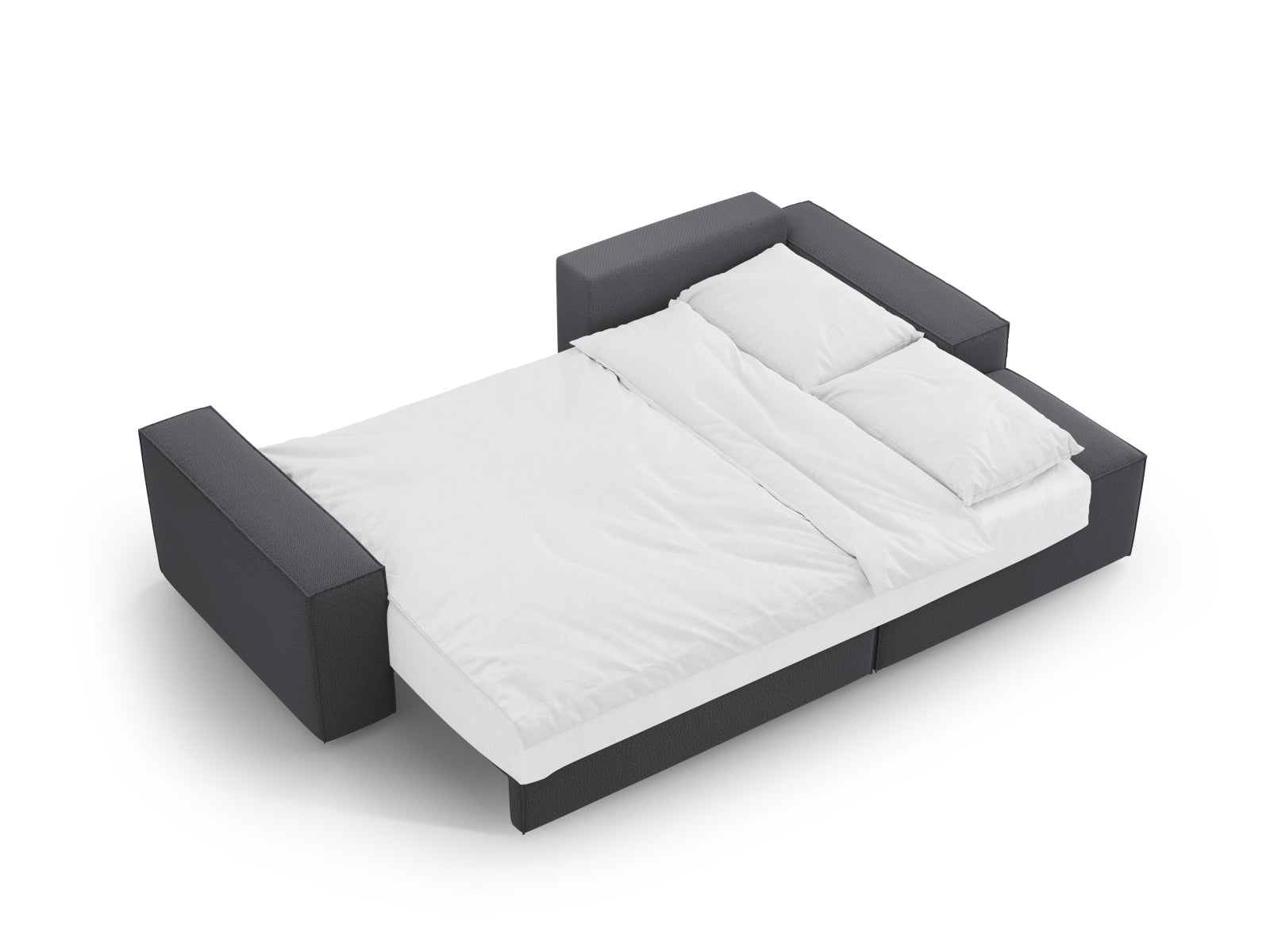 Das Jodie Ecksofa rechts von Micadoni bietet Komfort und Funktionalität. Mit Schlaffunktion und Stauraum ist es perfekt für Ihr Wohnzimmer!