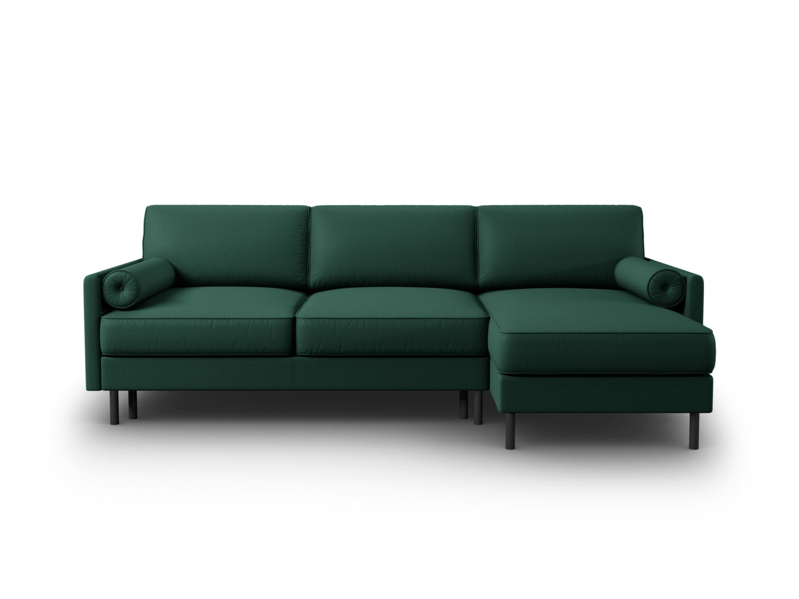 Scott Ecksofa rechts mit Schlaffunktion und Stauraum 5 Sitzer in Green präsentiert im Onlineshop von KAQTU Design AG. Ecksofa rechts ist von Micadoni